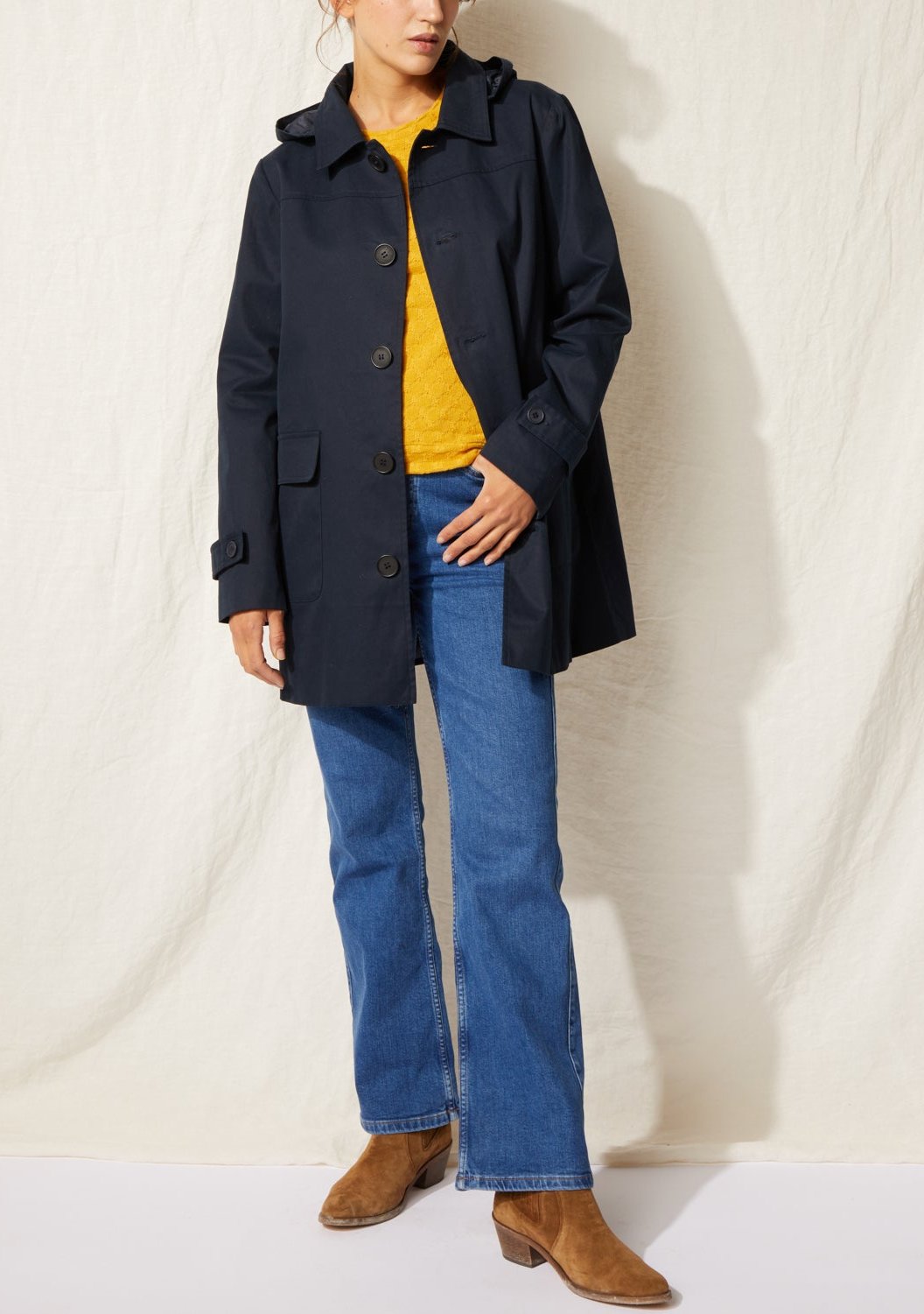 MANTEAU DOAN - MARINE