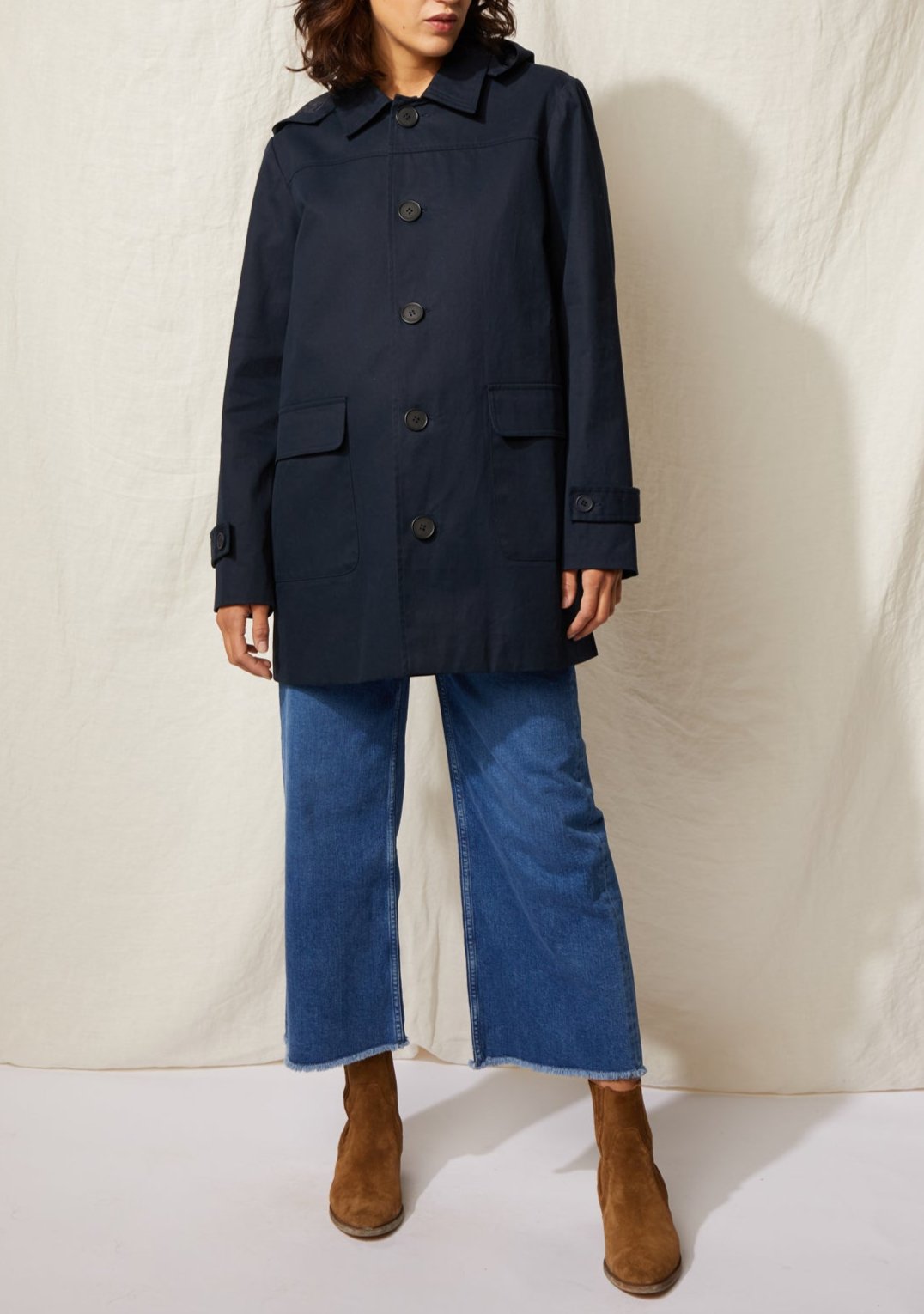 MANTEAU DOAN - MARINE