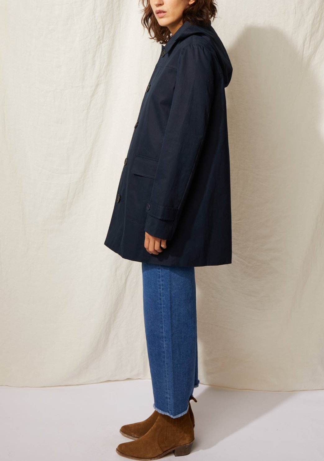 MANTEAU DOAN - MARINE