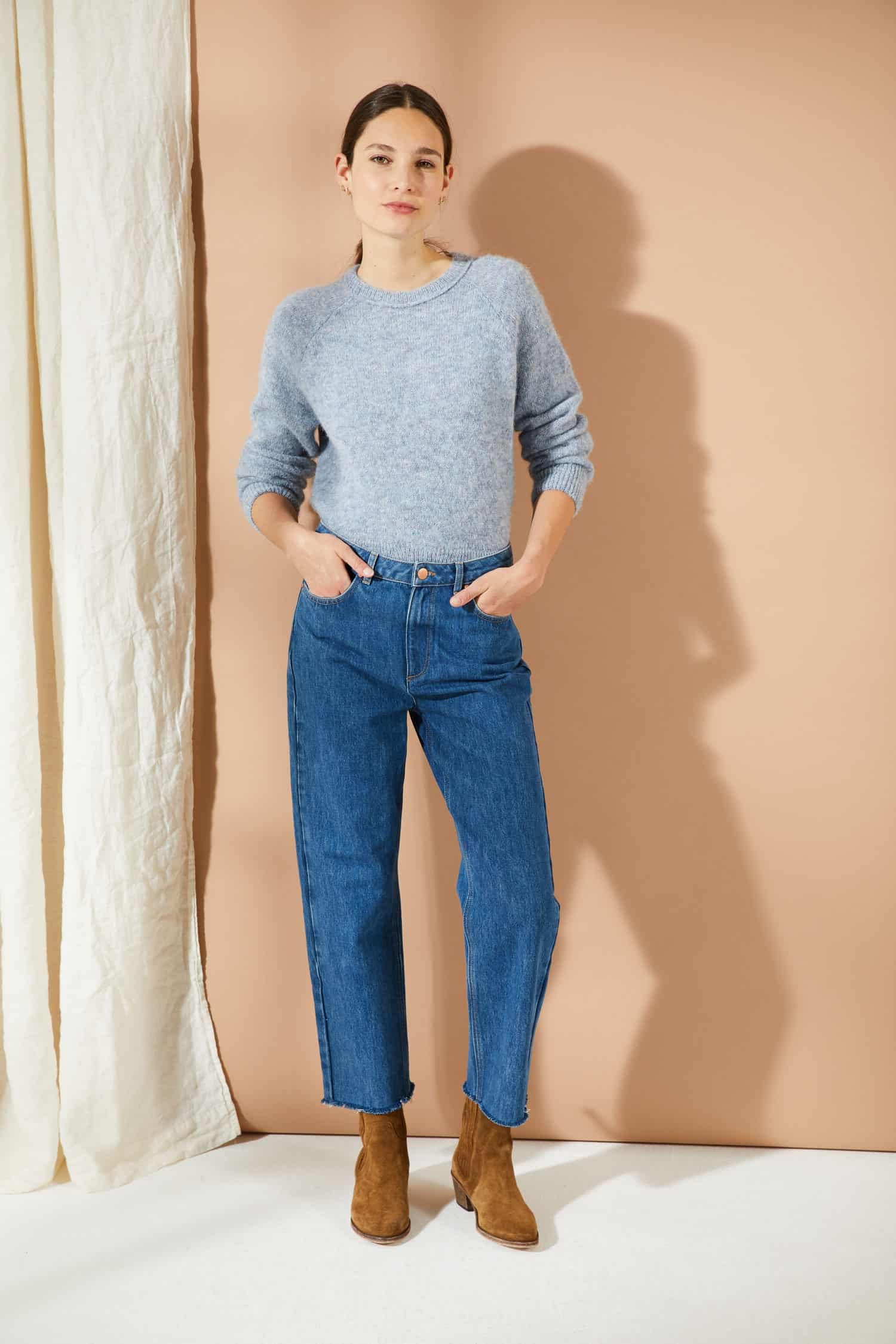 PANTALON JULIA - DENIM STONE