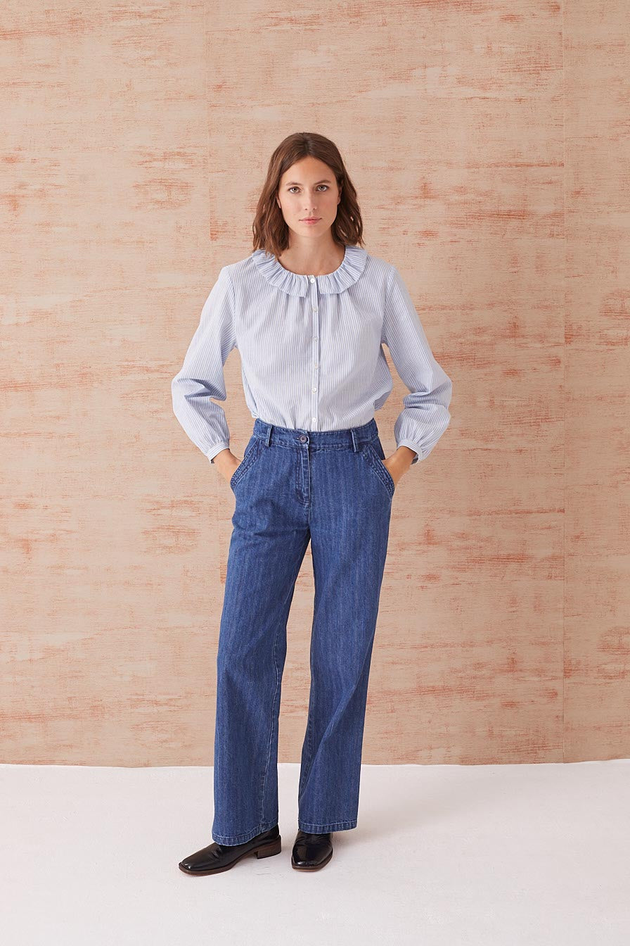 PANTALON DELIO - DENIM BRUT