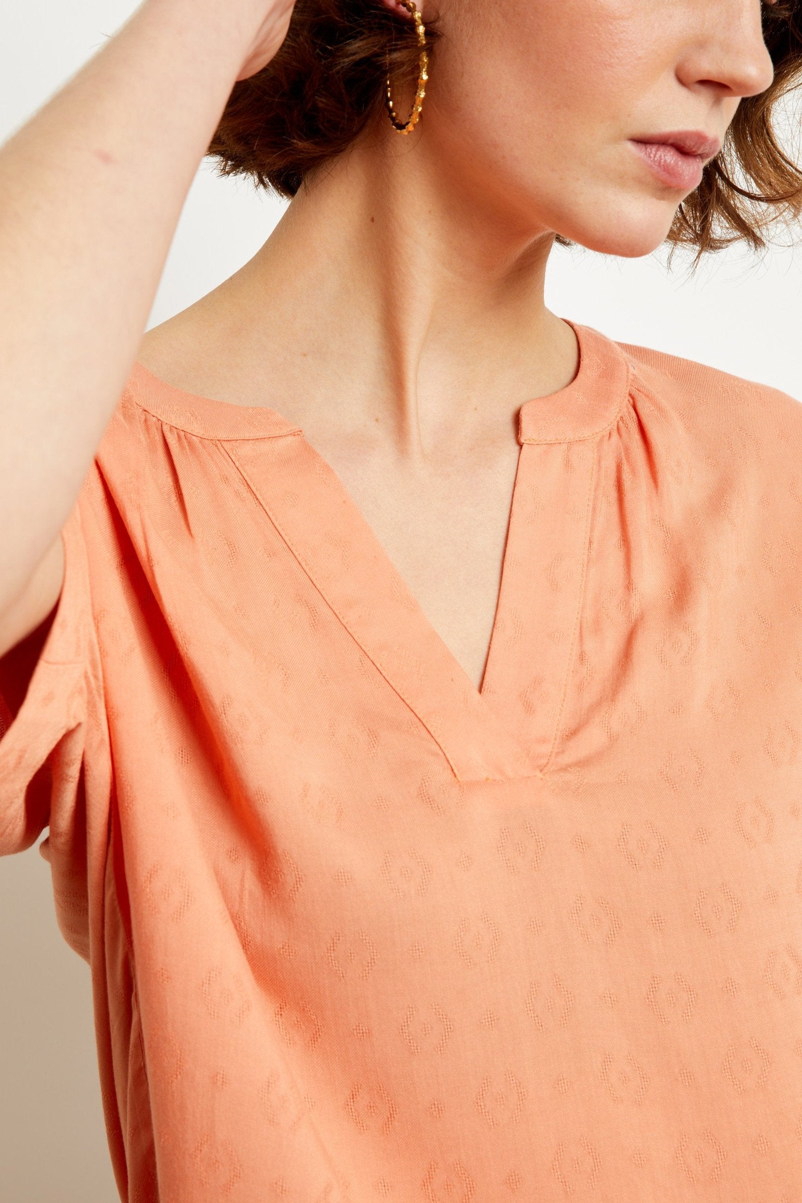 BLOUSE SERVIN - PECHE