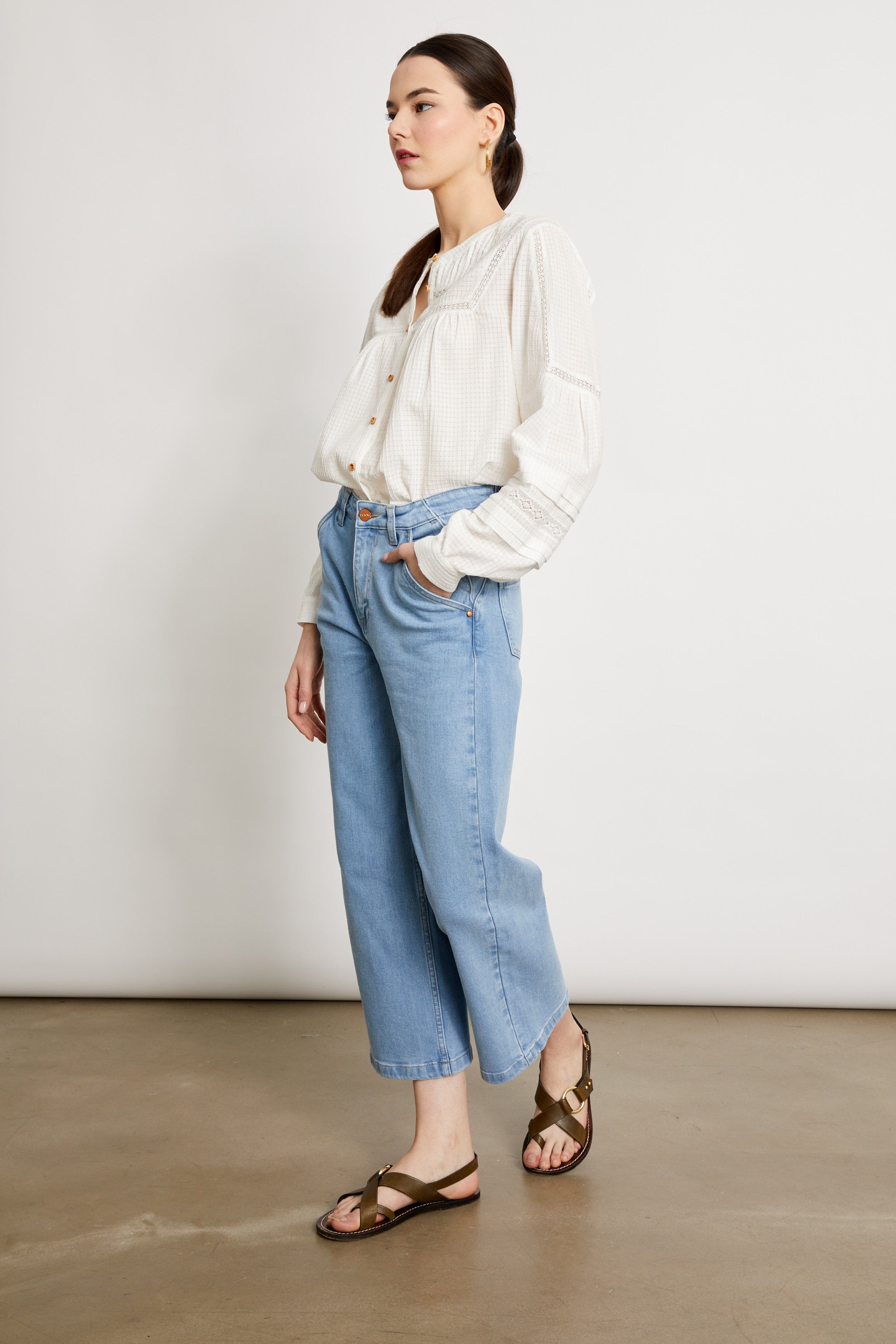 BLOUSE CARLTON - ECRU