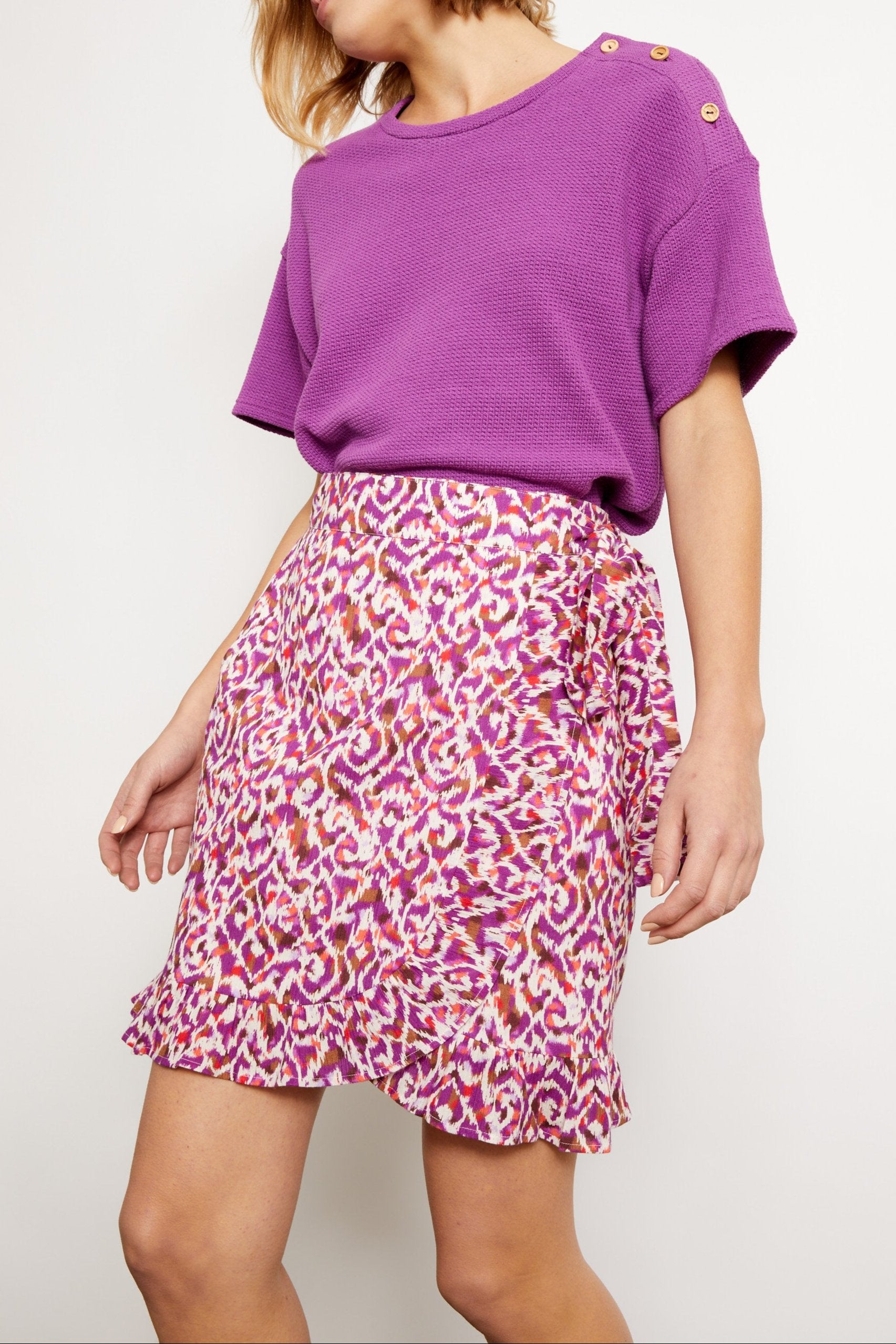 JUPE PIGEE - PRINT IKAT