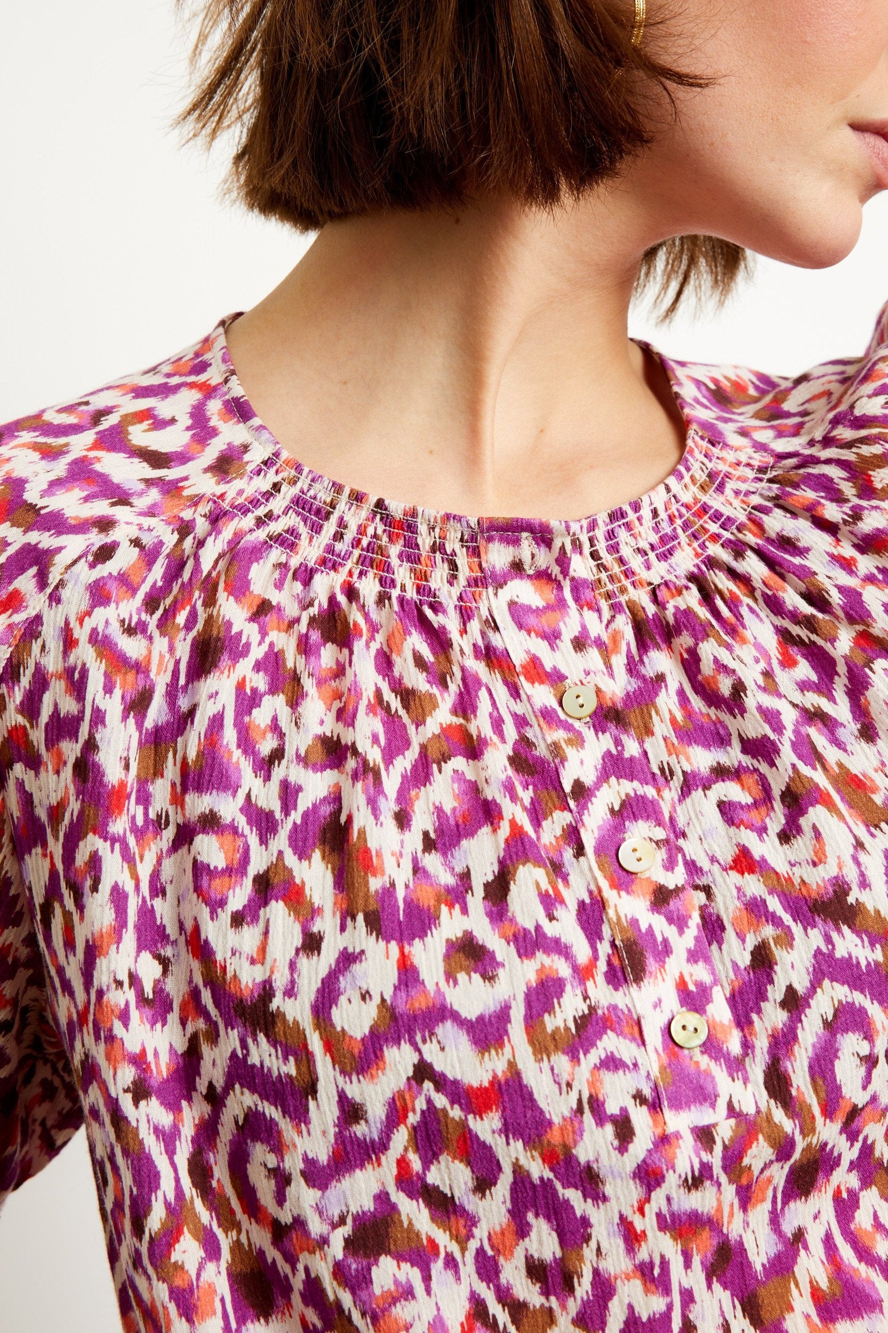 BLOUSE PIEL - PRINT IKAT
