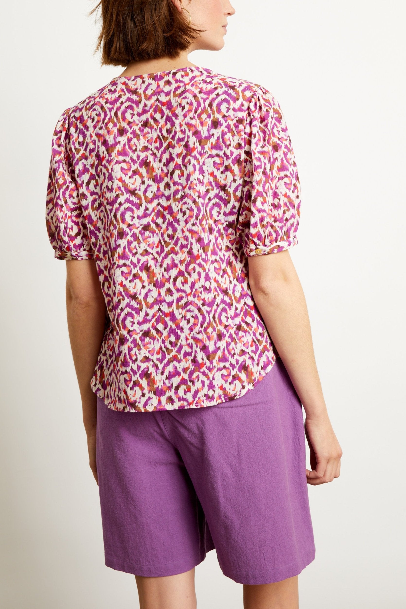 BLOUSE PIEL - PRINT IKAT