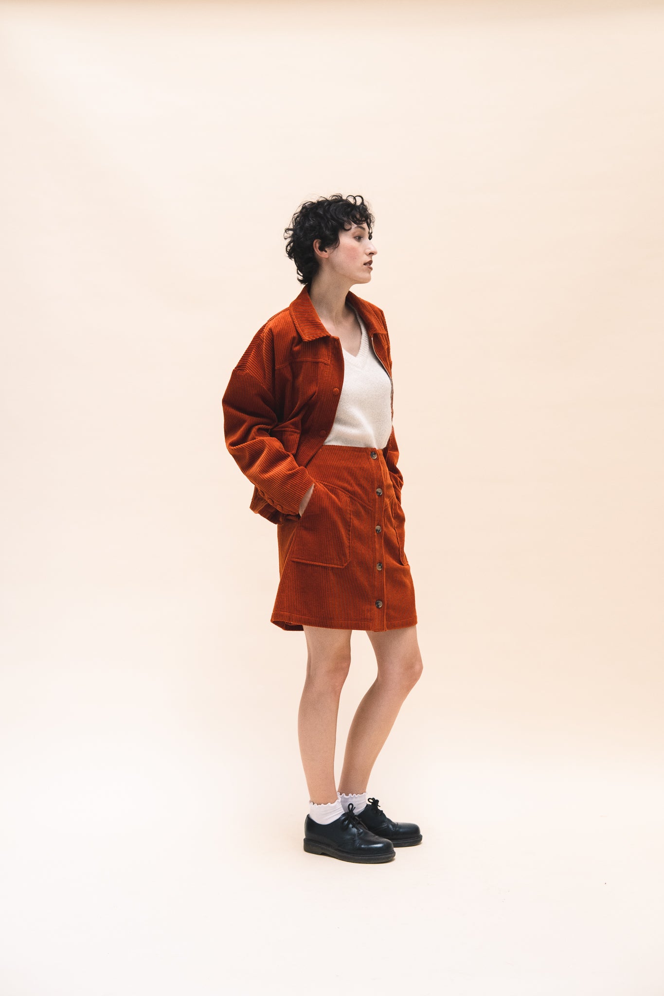 JUPE VELINA - FAUVE