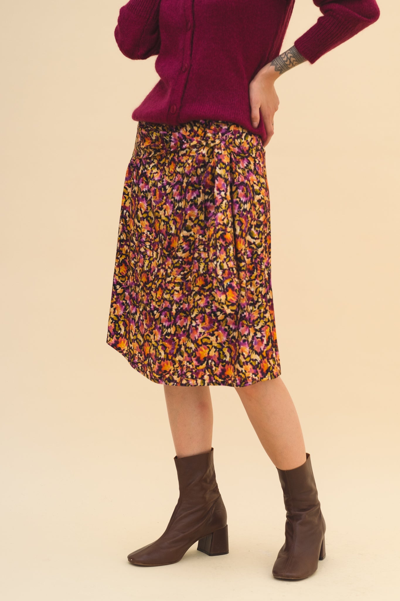 JUPE PELIN - PRINT OEILLET