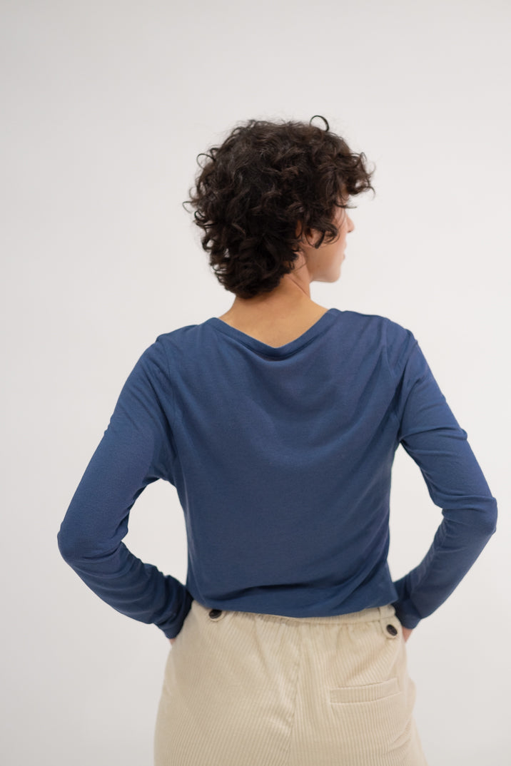 TEE-SHIRT CARENA - PETROLE