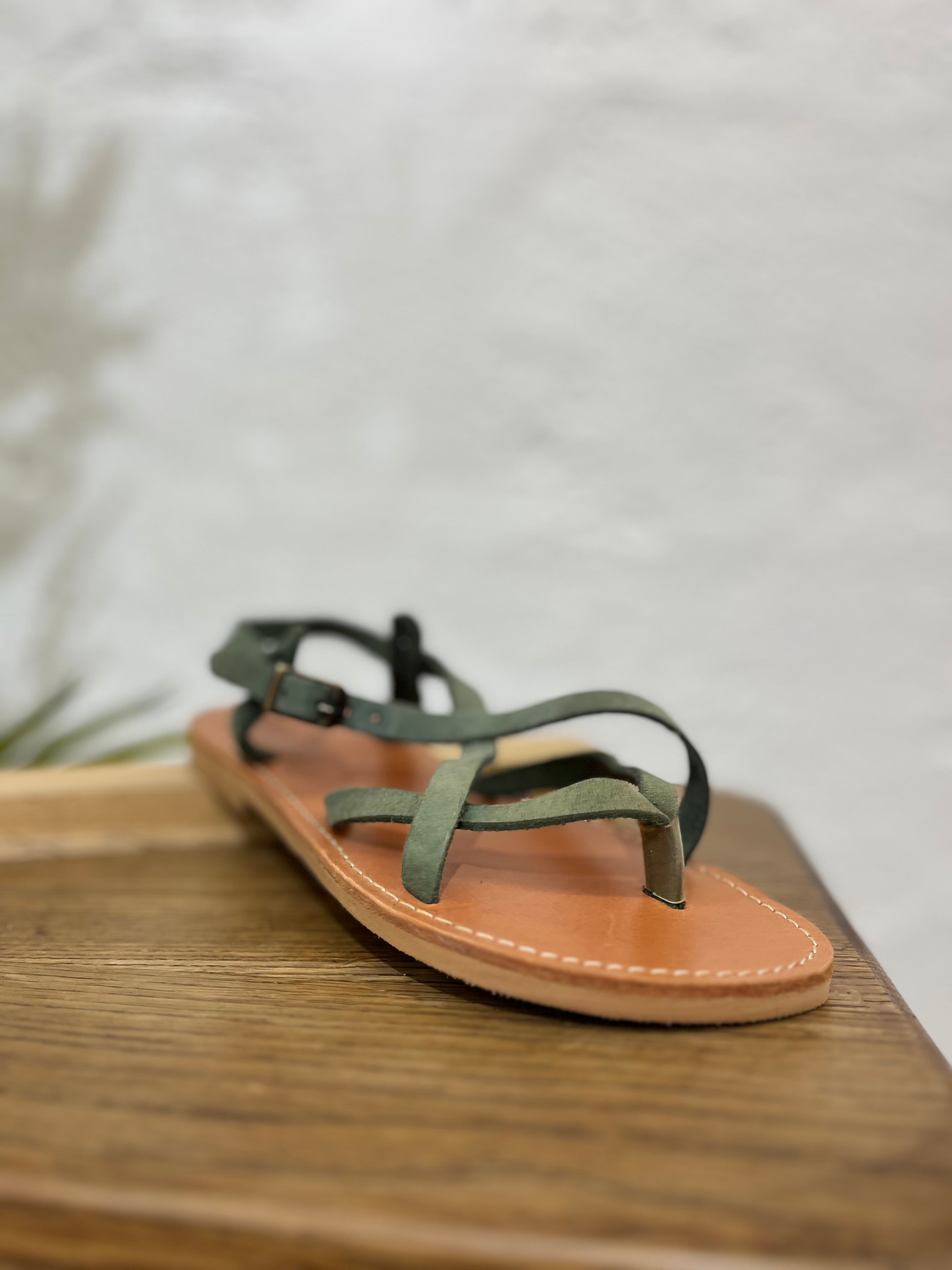 CHAUSSURE DAN - VERT NUBUCK