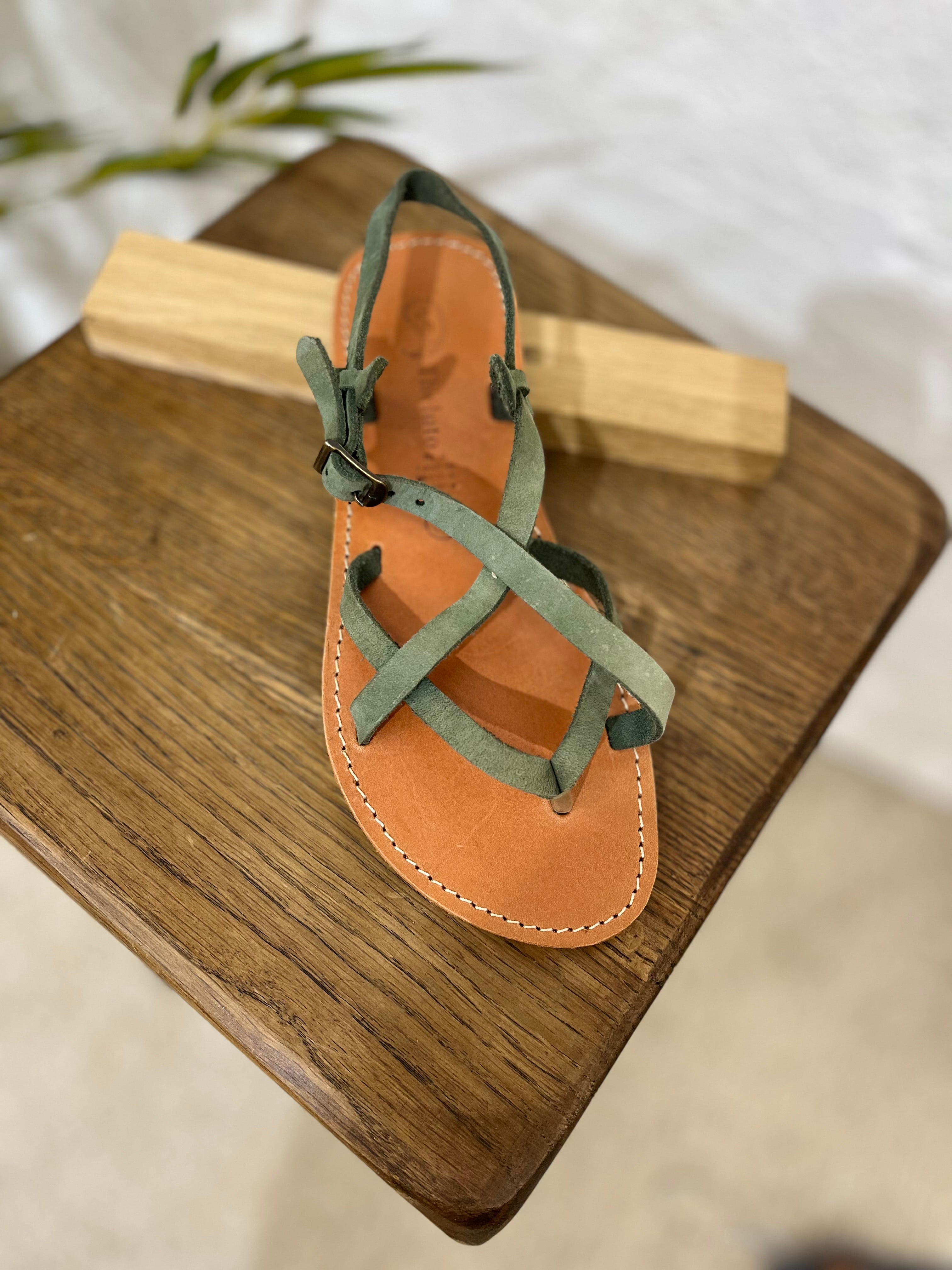 CHAUSSURE DAN - VERT NUBUCK