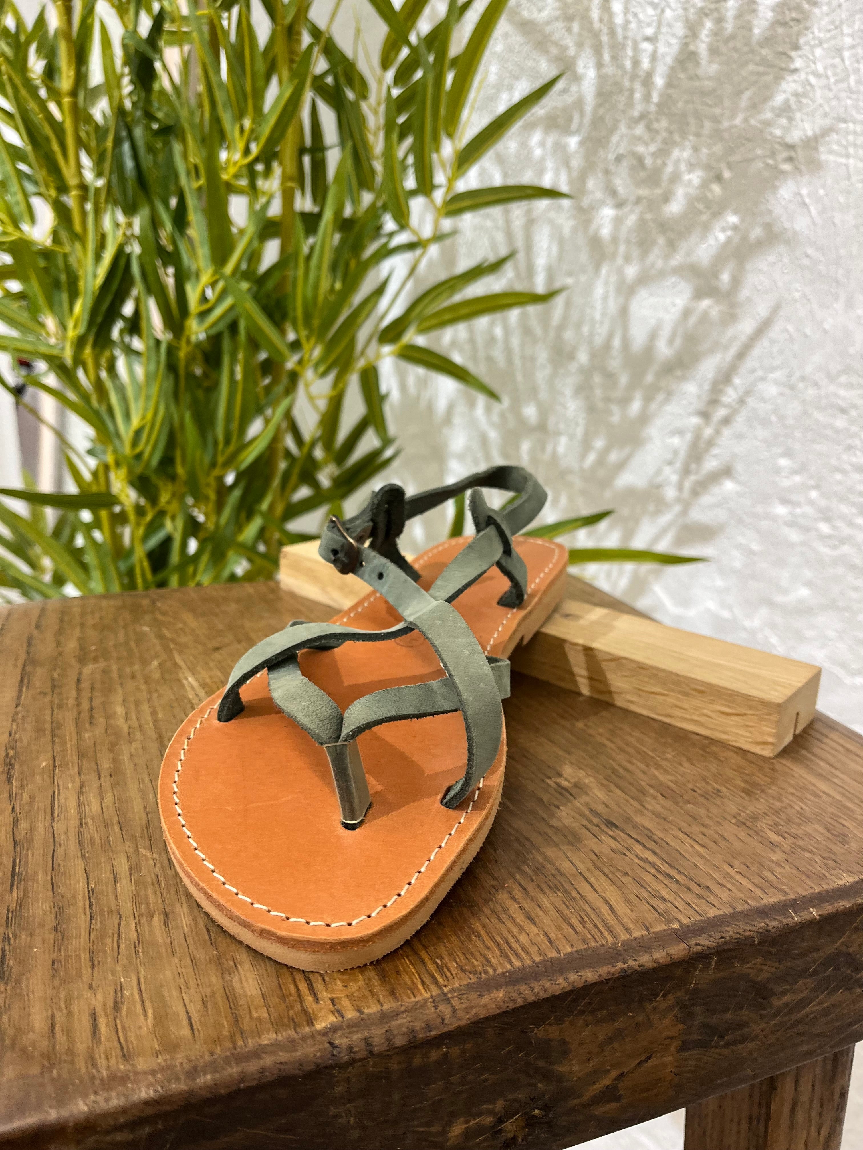 CHAUSSURE DAN - VERT NUBUCK