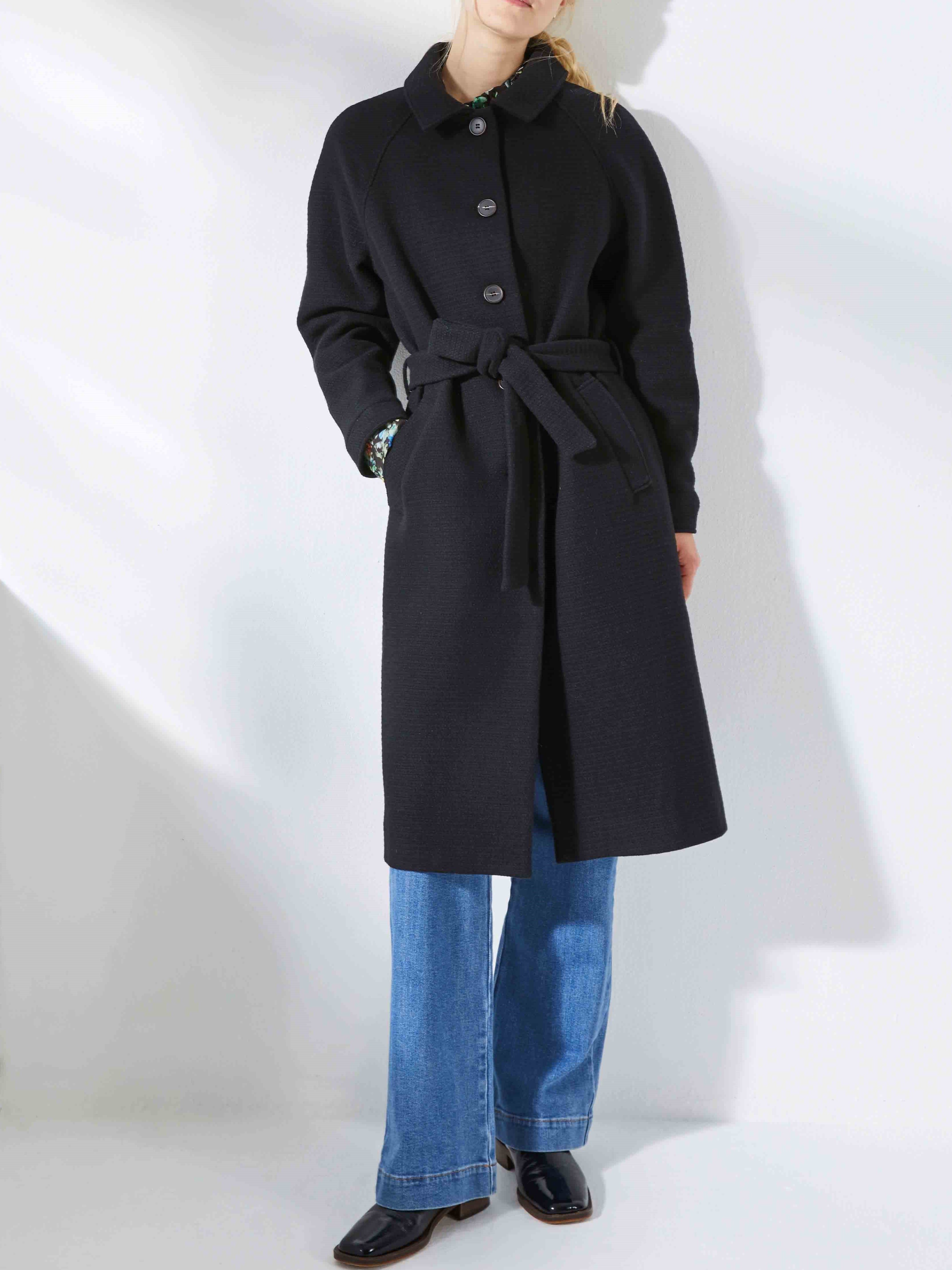 MANTEAU MAYA - NOIR