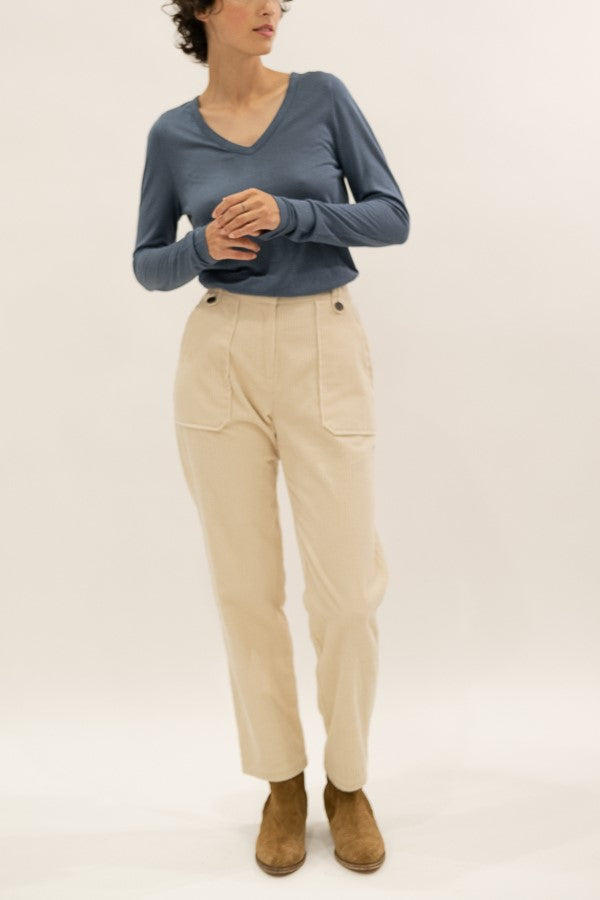 PANTALON VEL - VANILLE