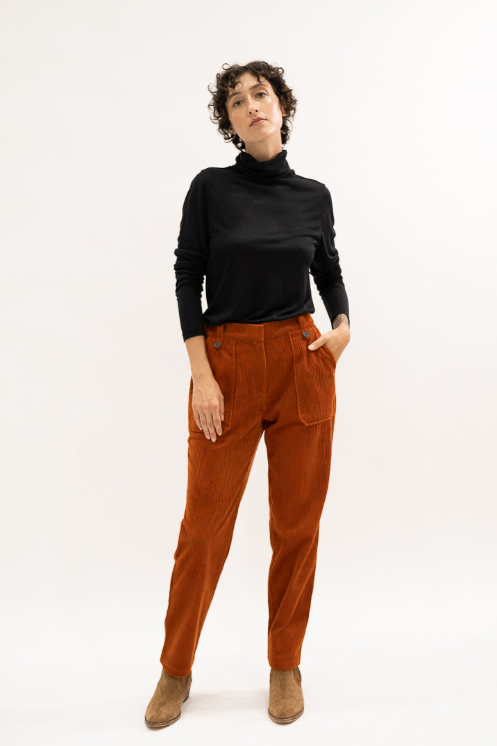 PANTALON VEL - FAUVE