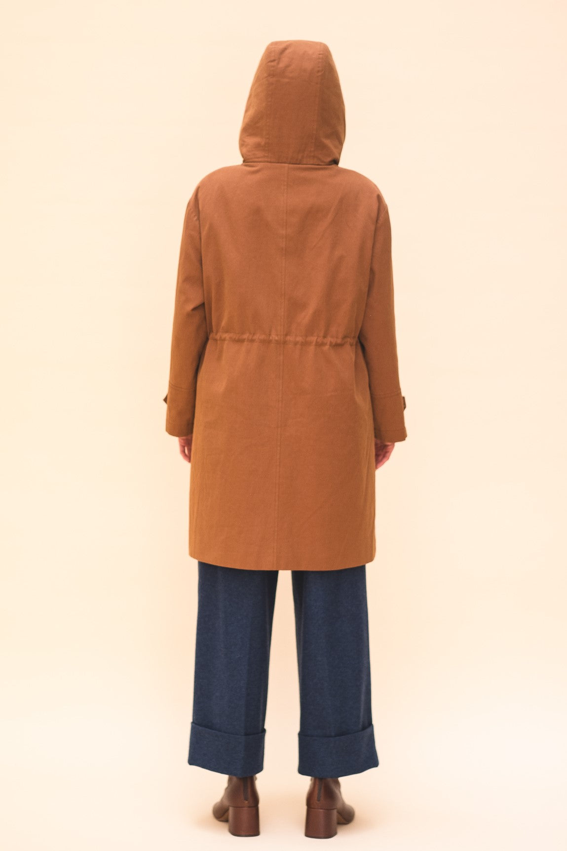 MANTEAU PARKER - BRUN