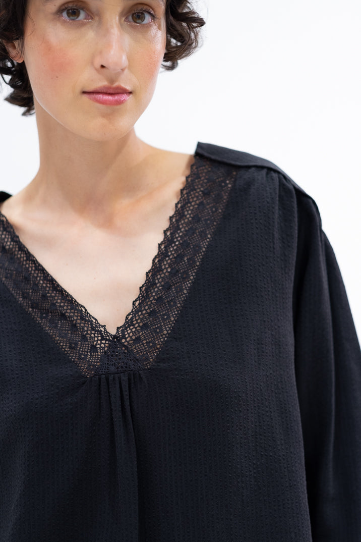 BLOUSE LILIAN - NOIR