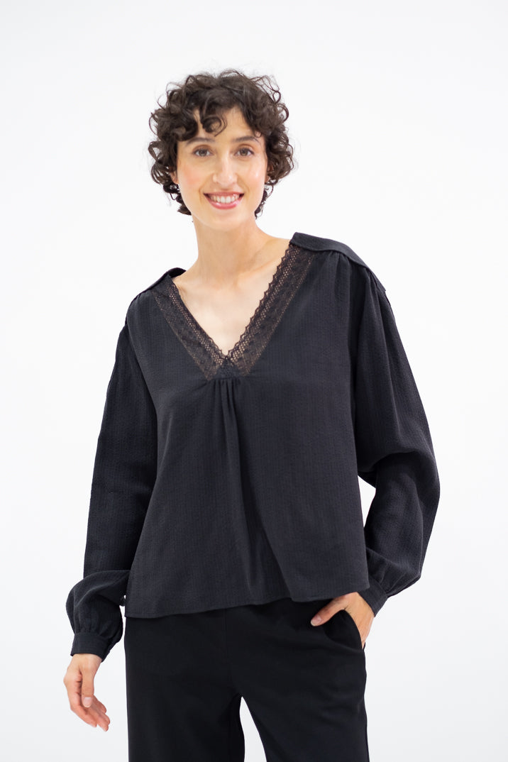 BLOUSE LILIAN - NOIR