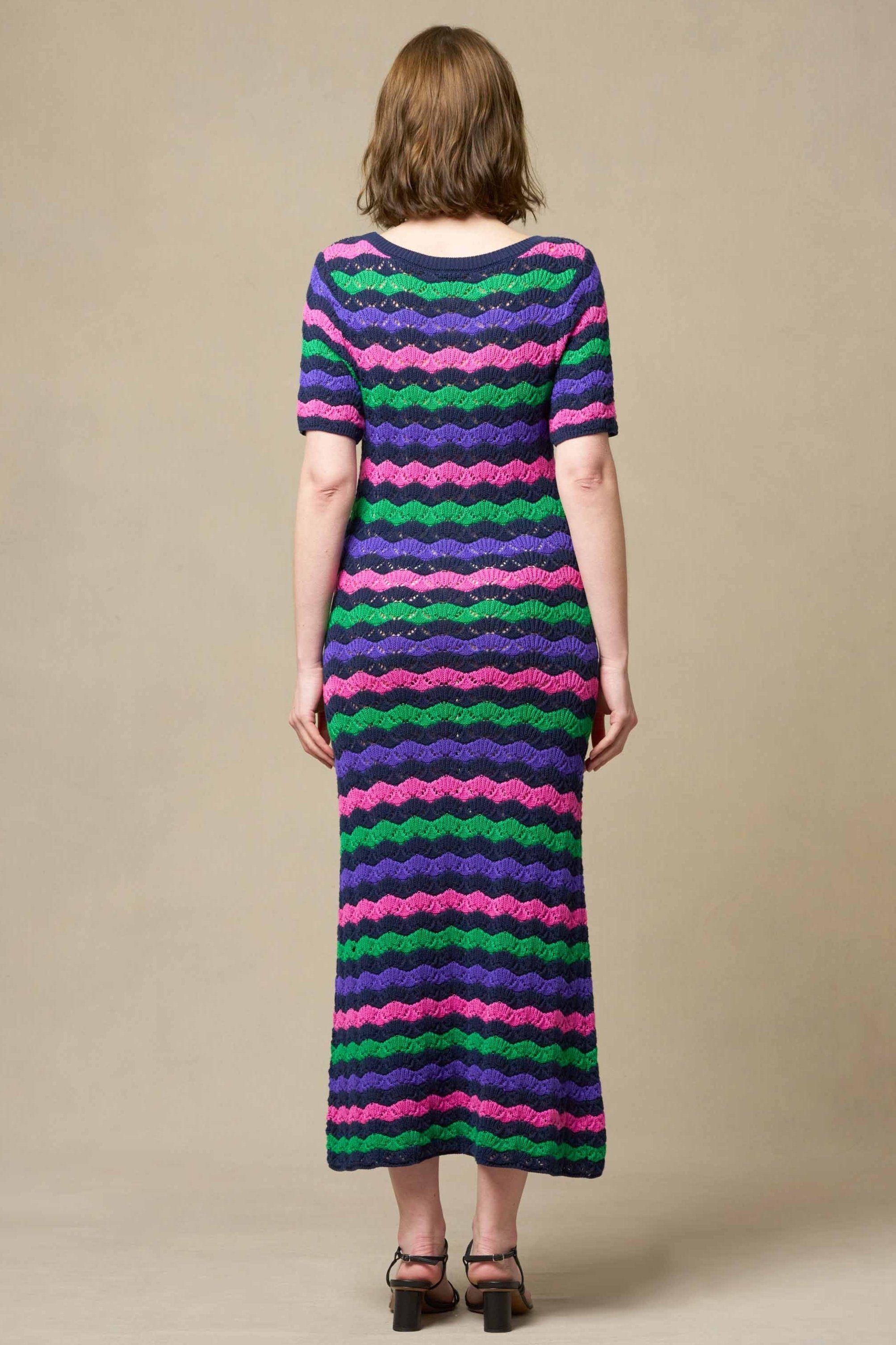 ROBE LU - INDIGO STRIPES