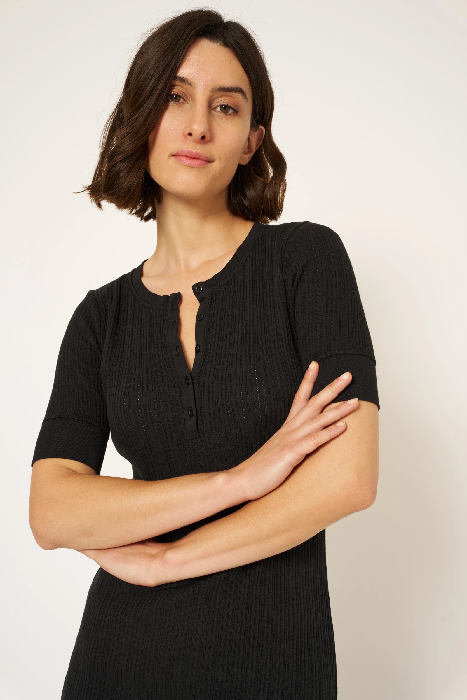 ROBE TAHRA - NOIR