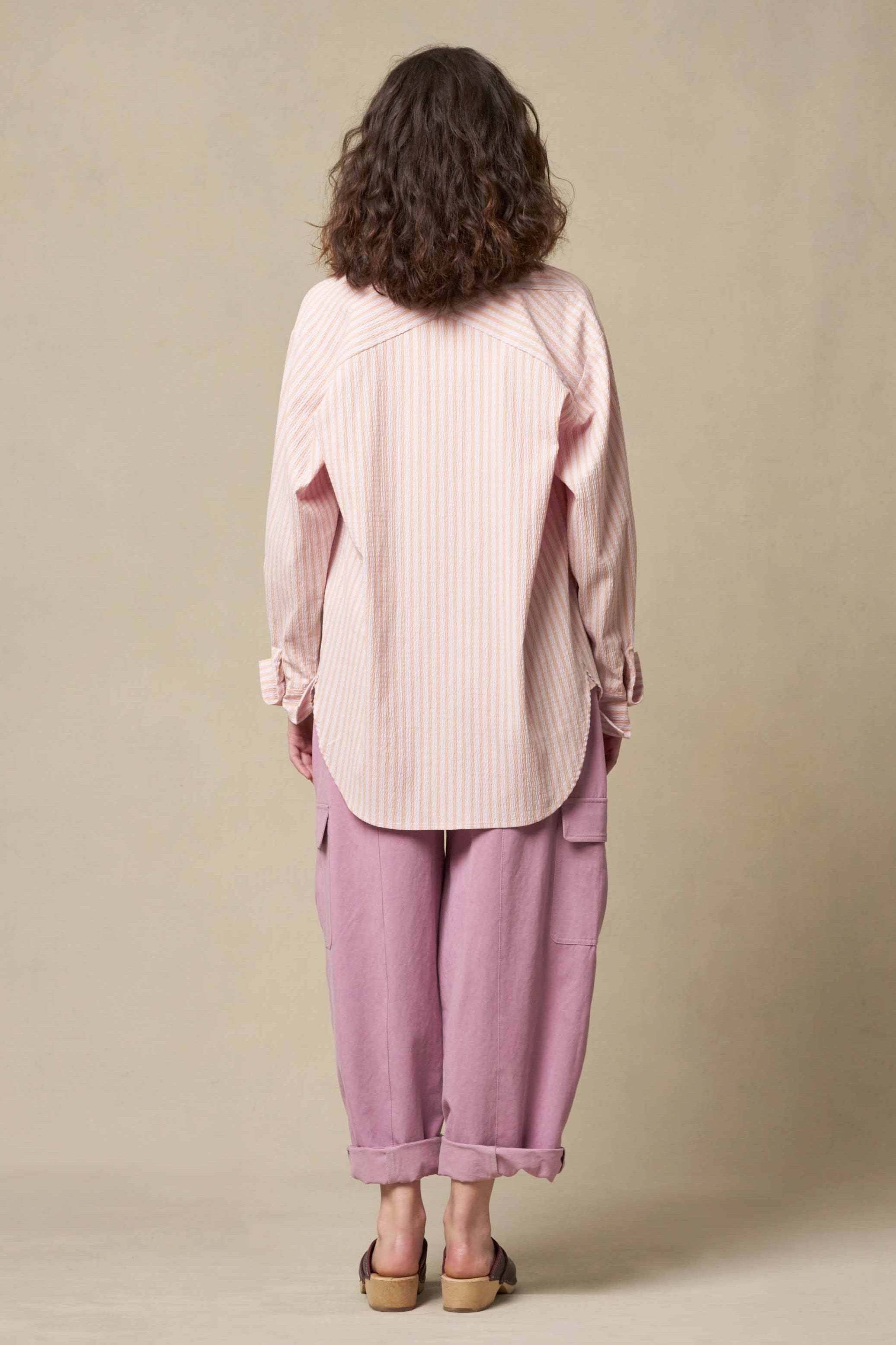 CHEMISE RAY - LILAS STRIPES