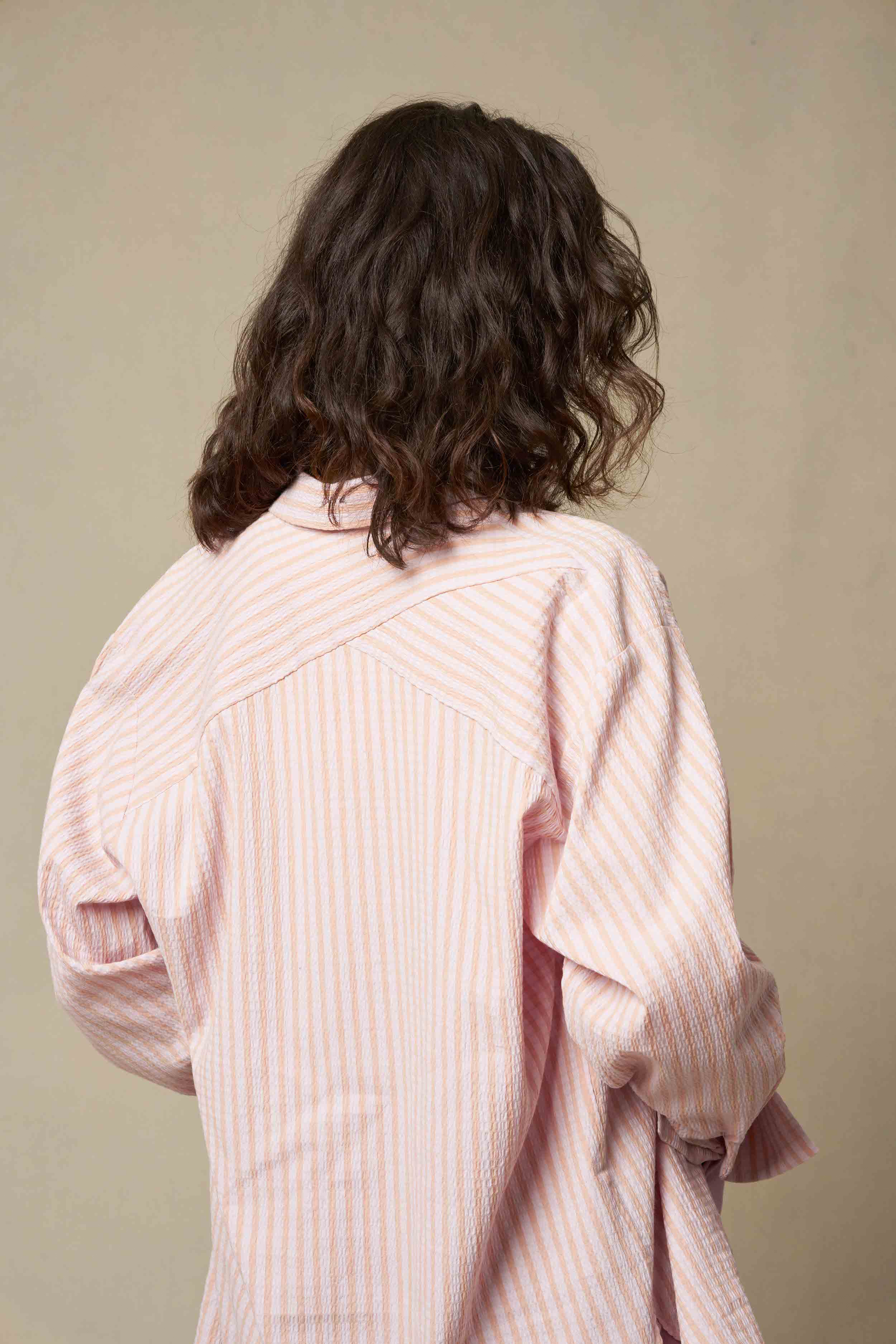 CHEMISE RAY - LILAS STRIPES