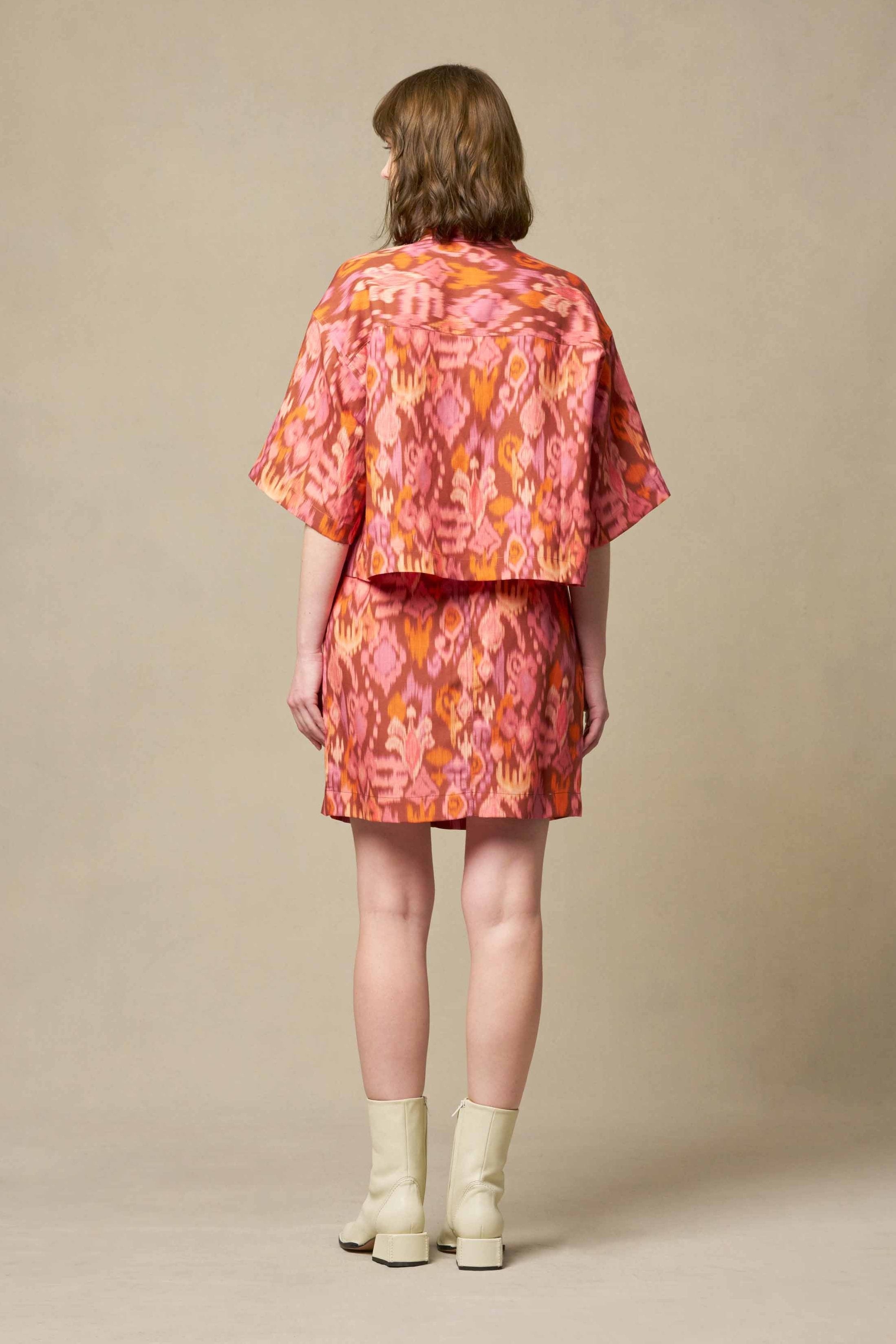 JUPE PANDEIRO - PRINT IKAT
