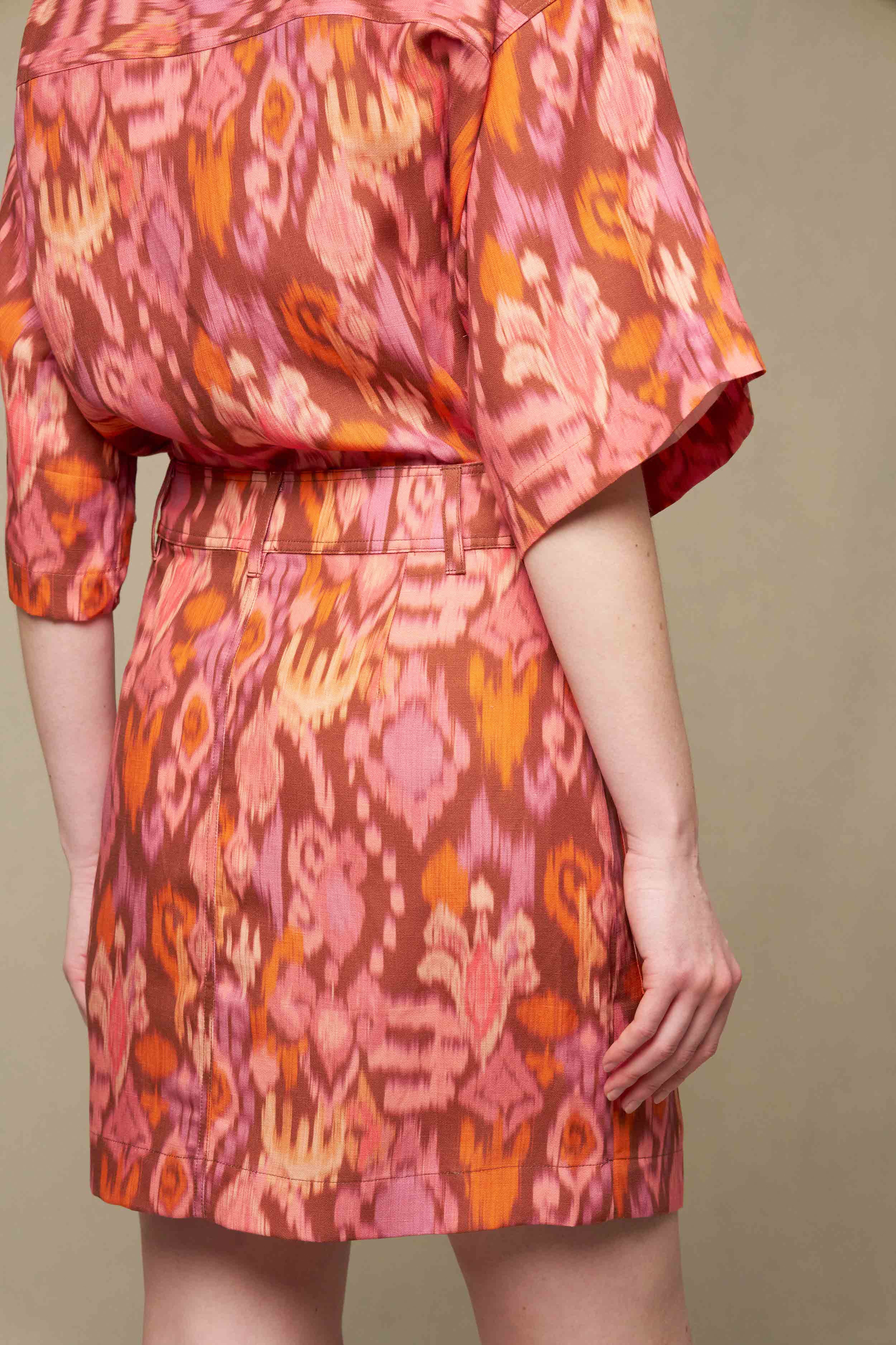 JUPE PANDEIRO - PRINT IKAT