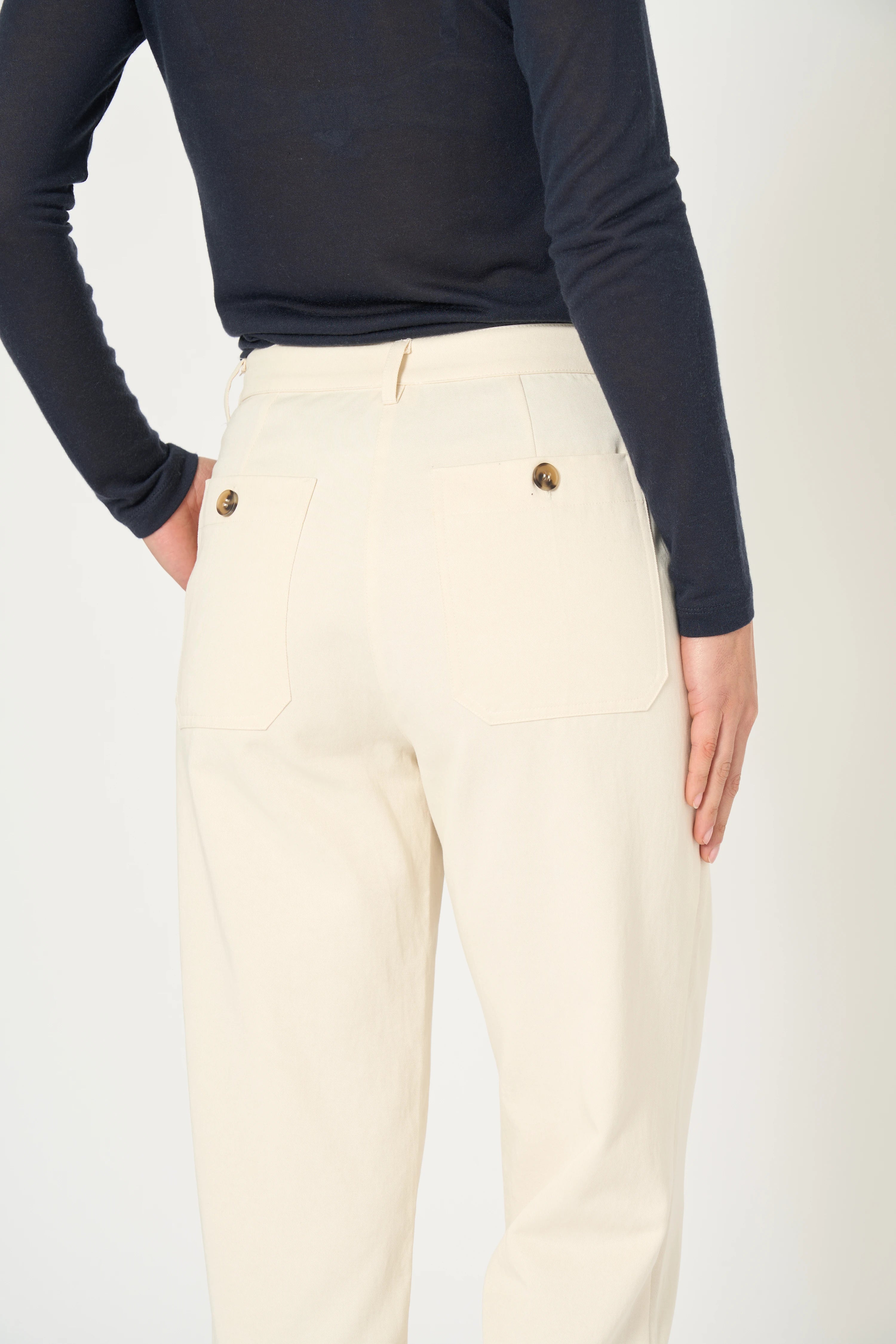 PANTALON RYLESA - VANILLE