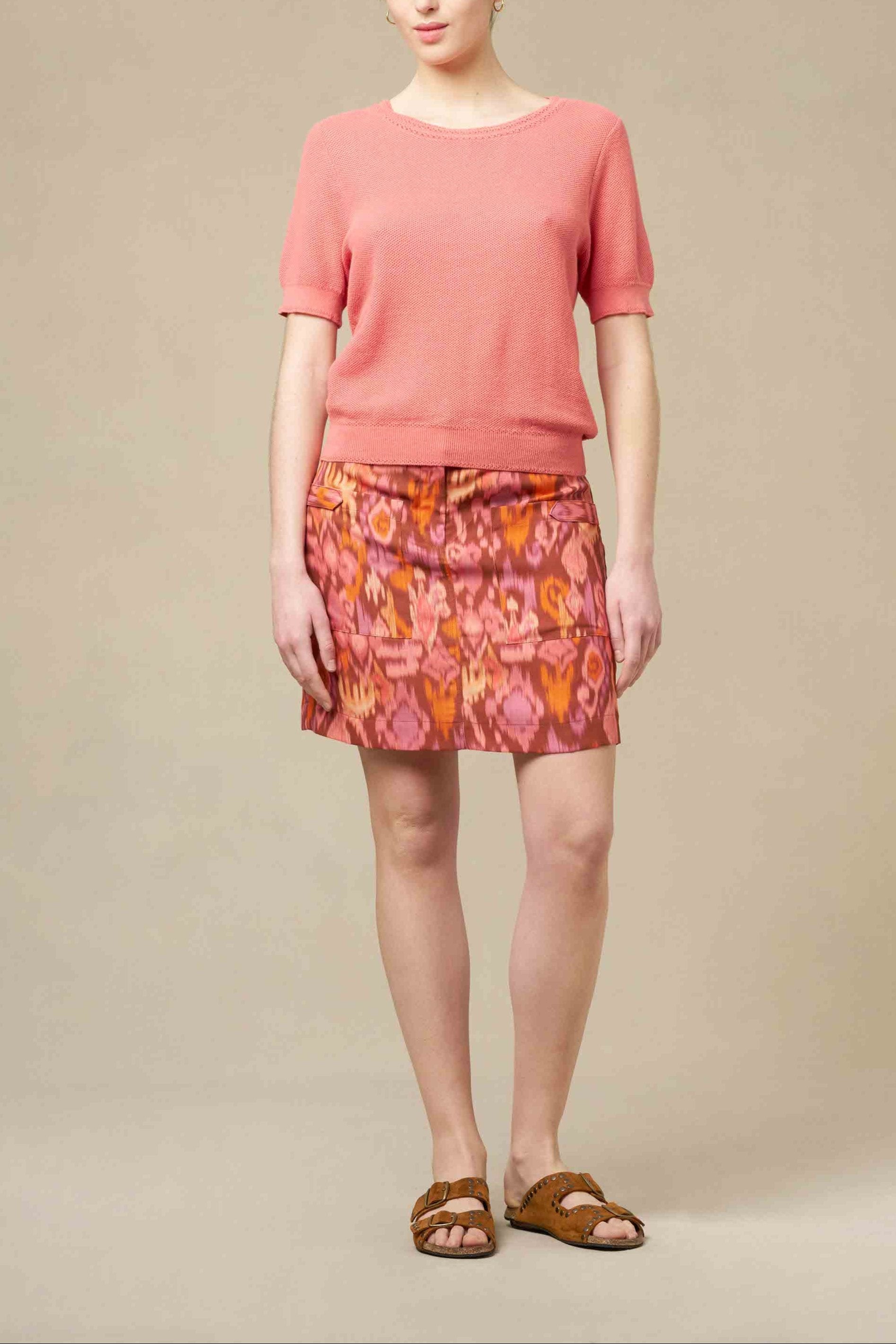 JUPE PANDEIRO - PRINT IKAT