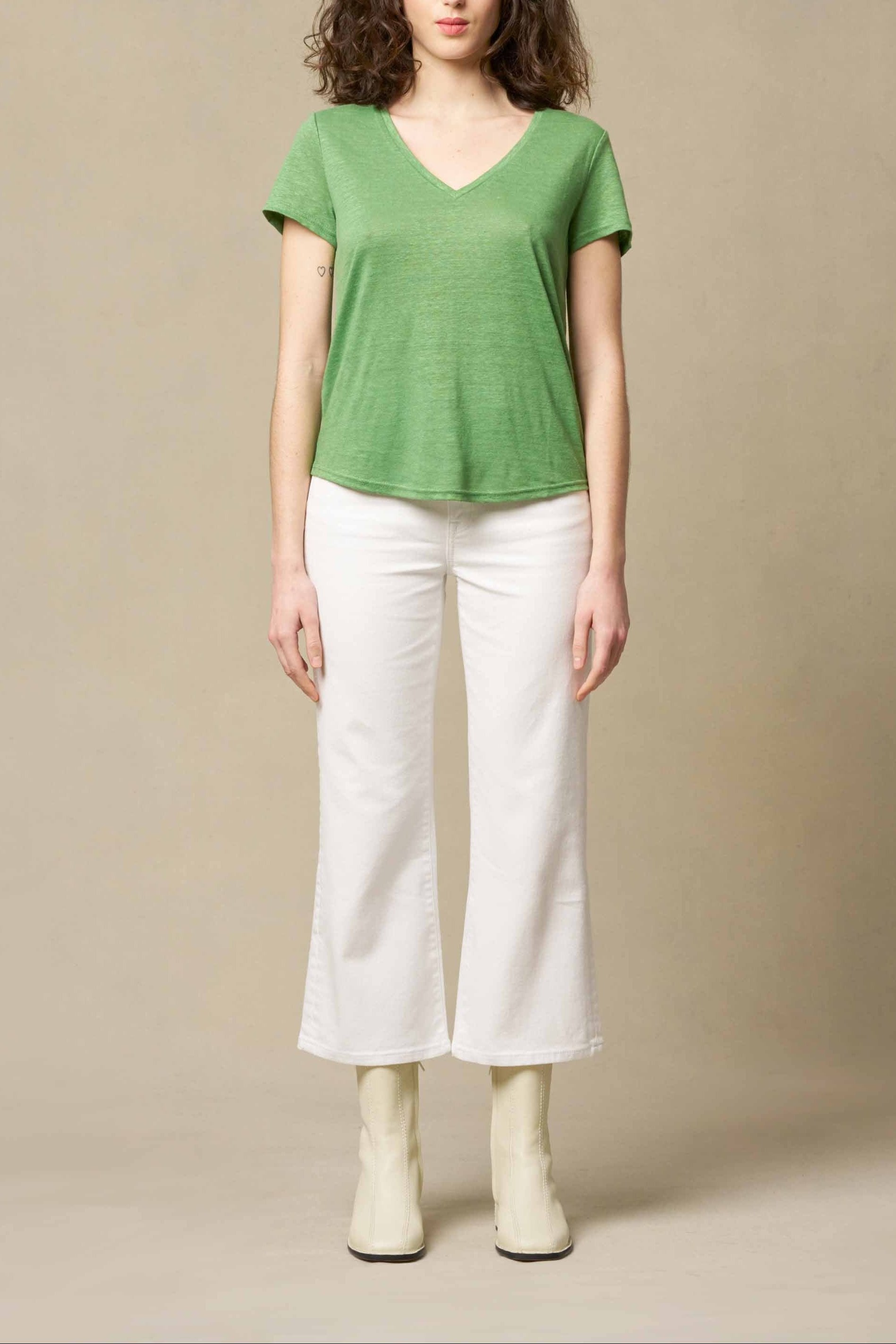 TEE-SHIRT TANISHA - MOUSSE
