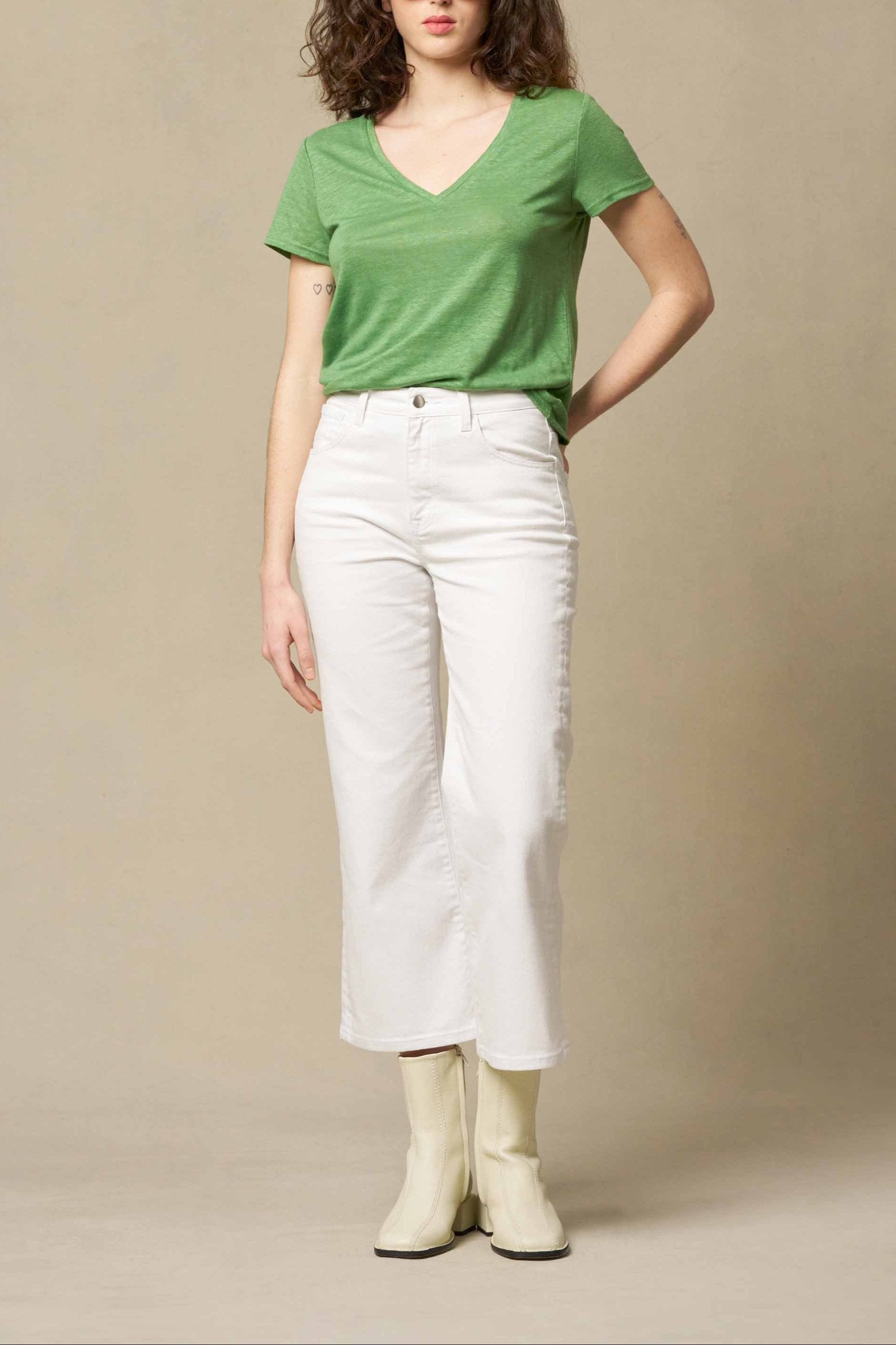 TEE-SHIRT TANISHA - MOUSSE