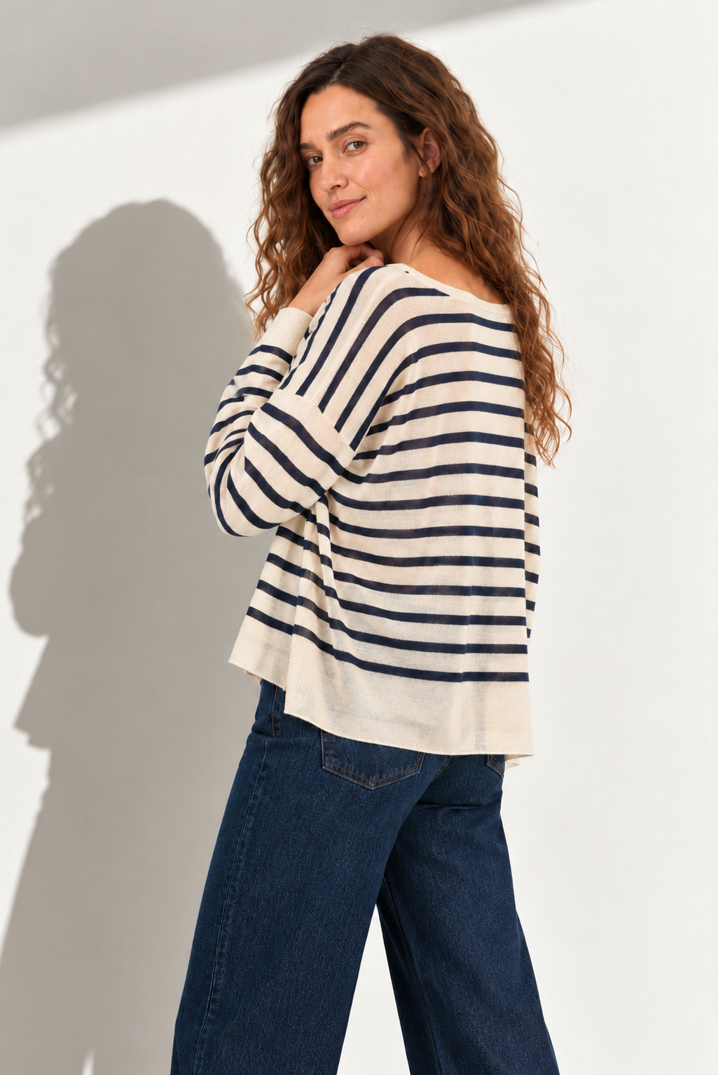 PULL ELIA - OFFWHITE MARINE