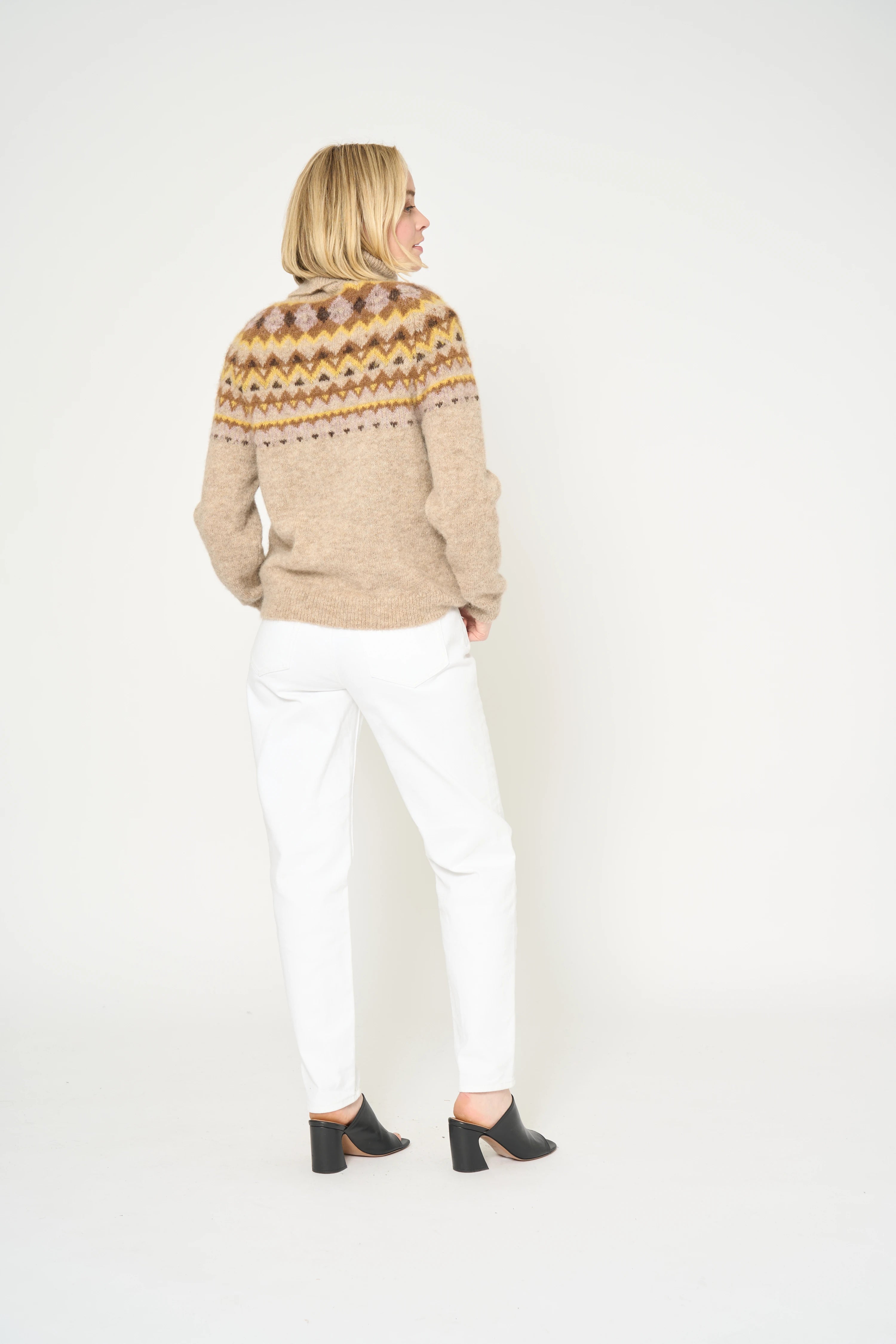 PULL MARIO - BEIGE CHINE/JACQUARD