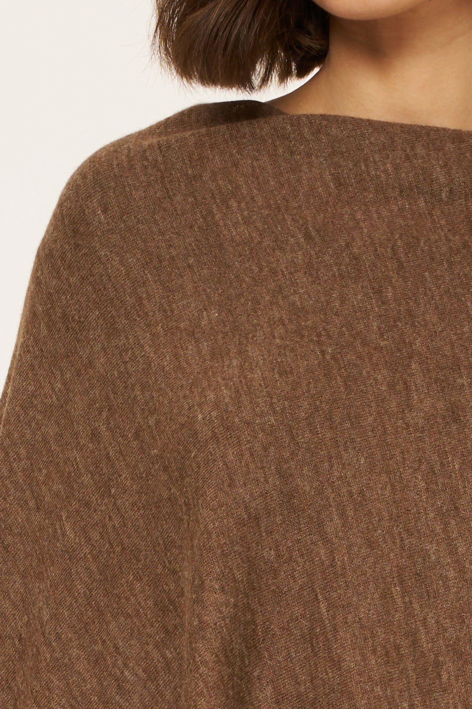 PONCHO ELIES 2 EN 1 - TAUPE