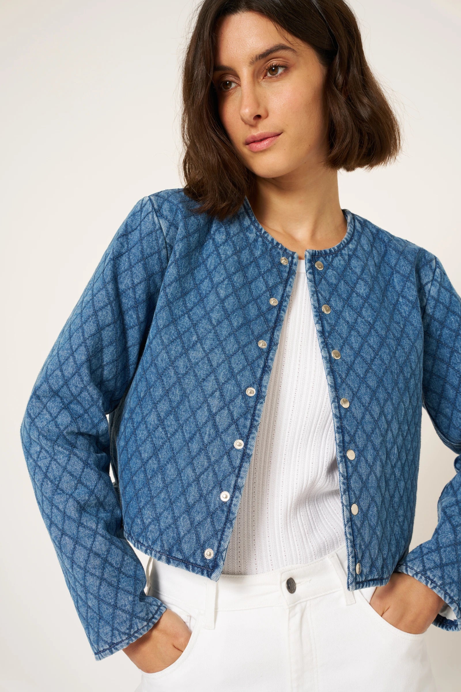 VESTE JUNON - MEDIUM BLEU