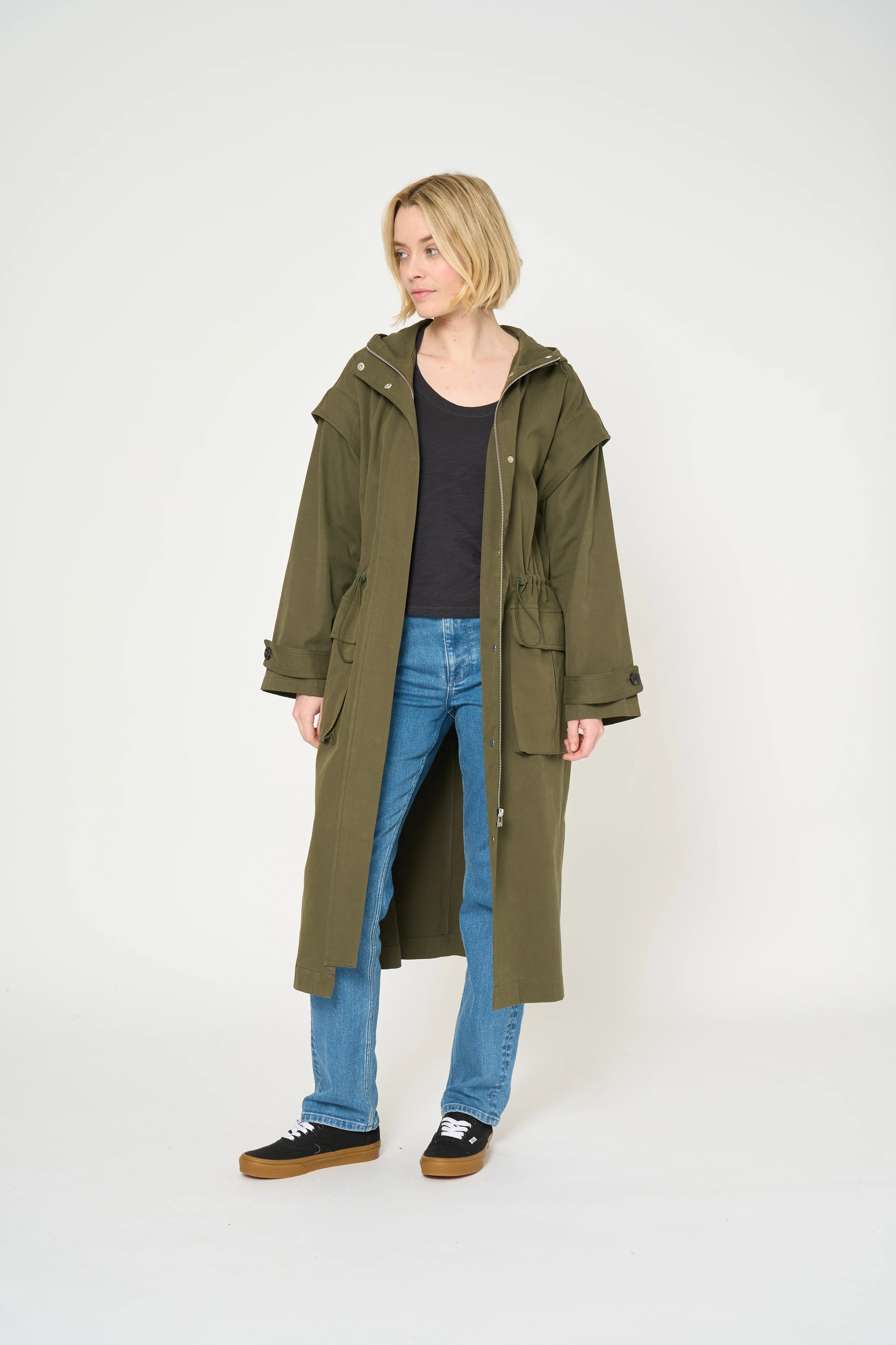 MANTEAU CALVIN - KAKI