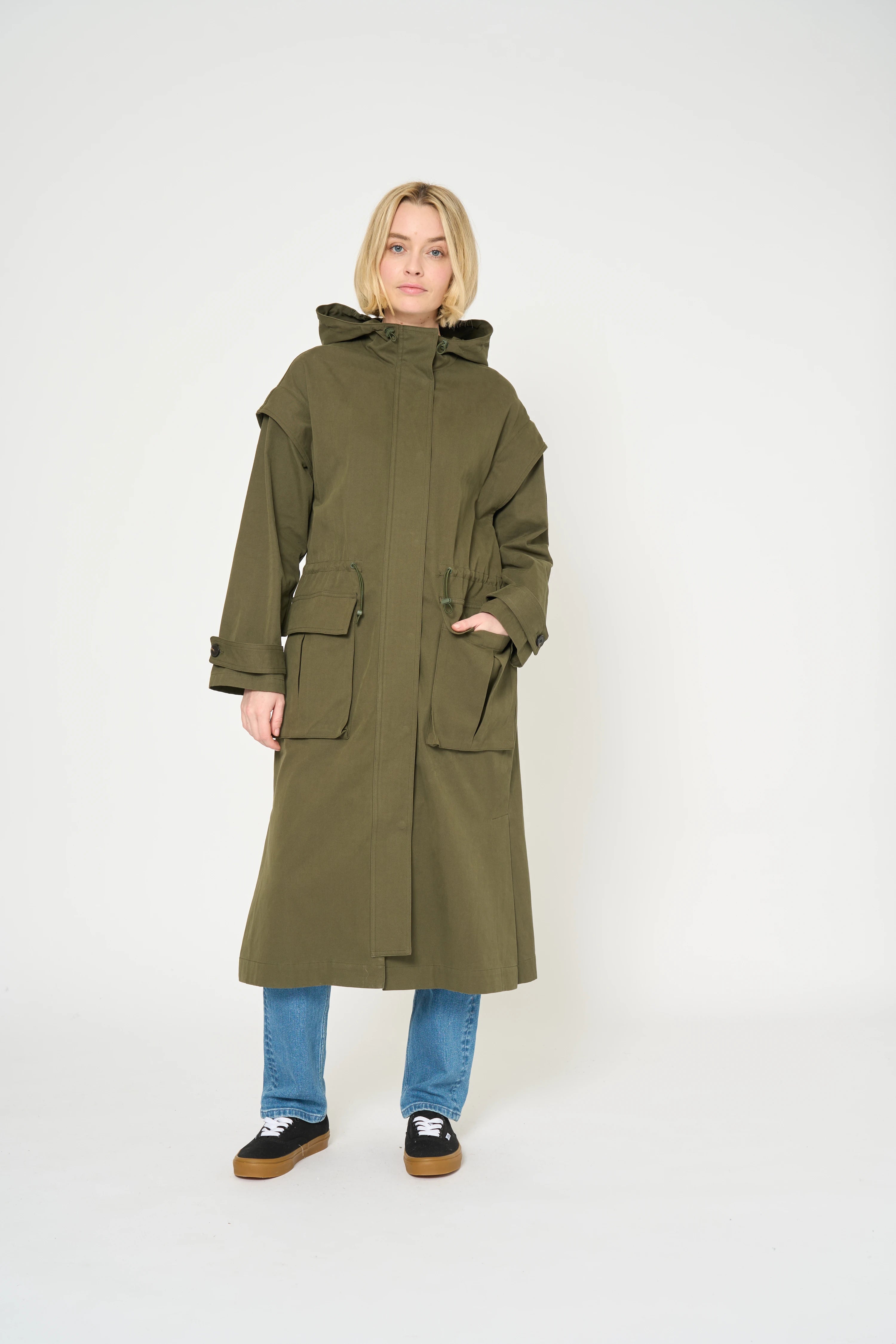 MANTEAU CALVIN - KAKI