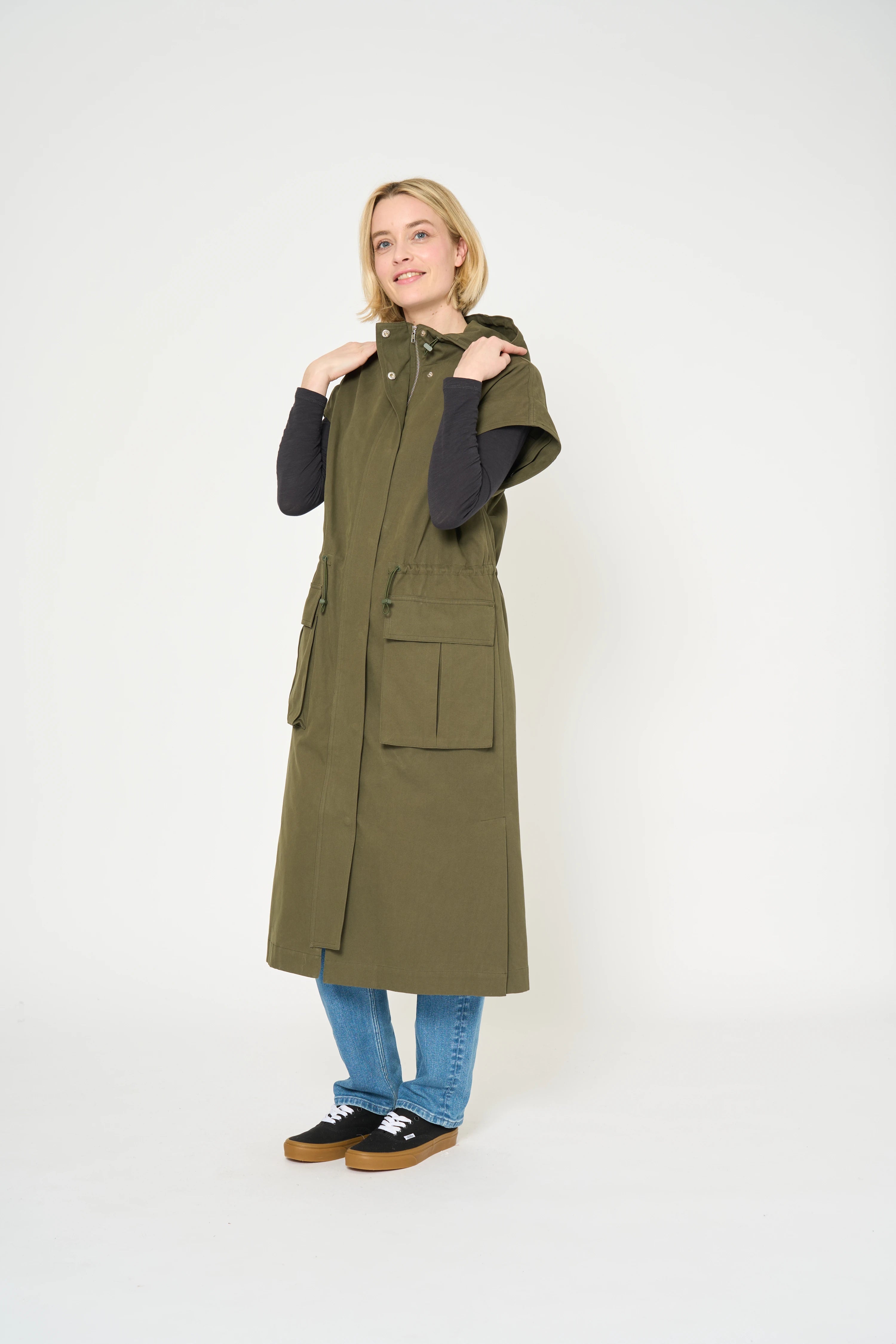 MANTEAU CALVIN - KAKI