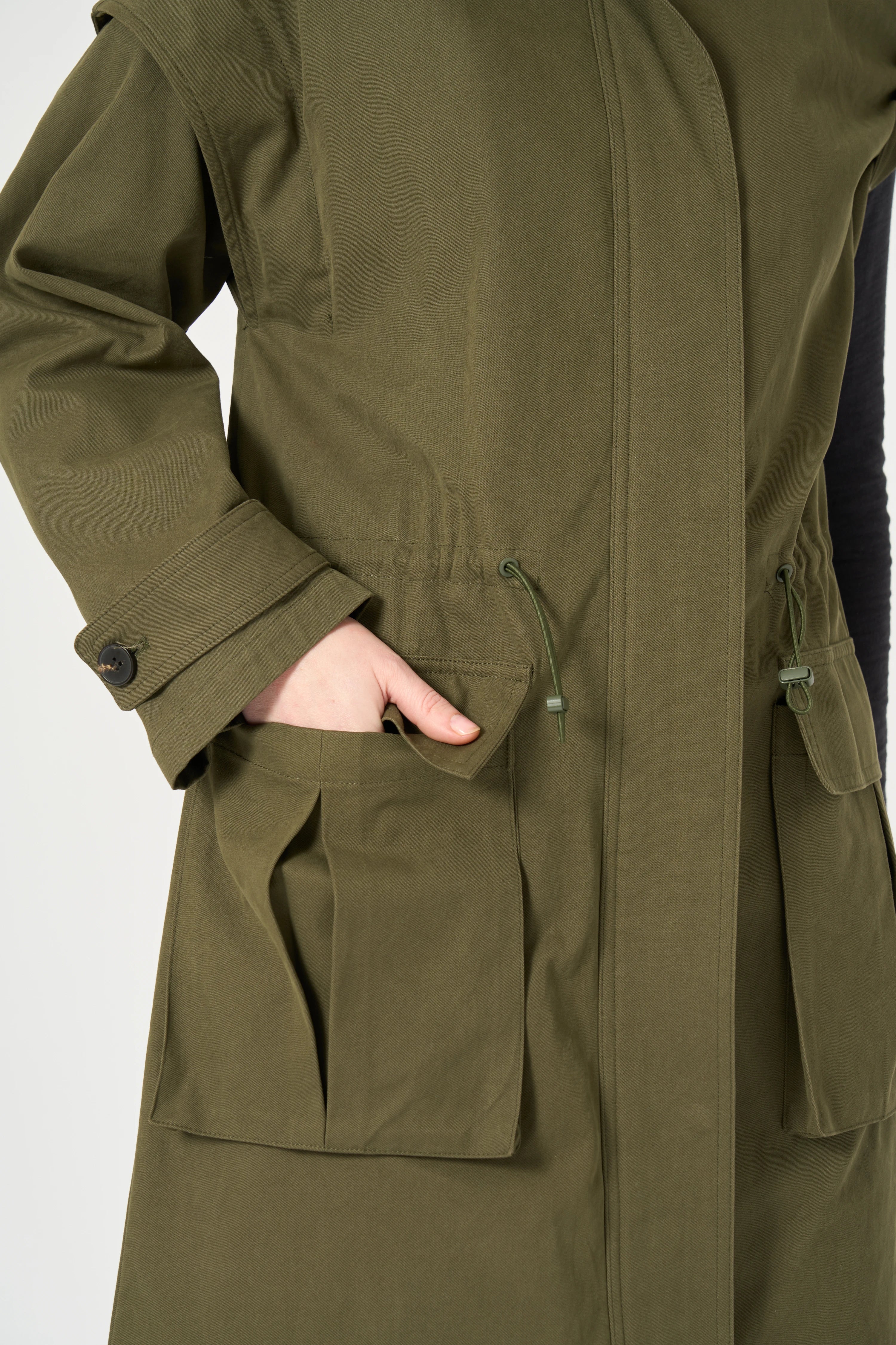 MANTEAU CALVIN - KAKI