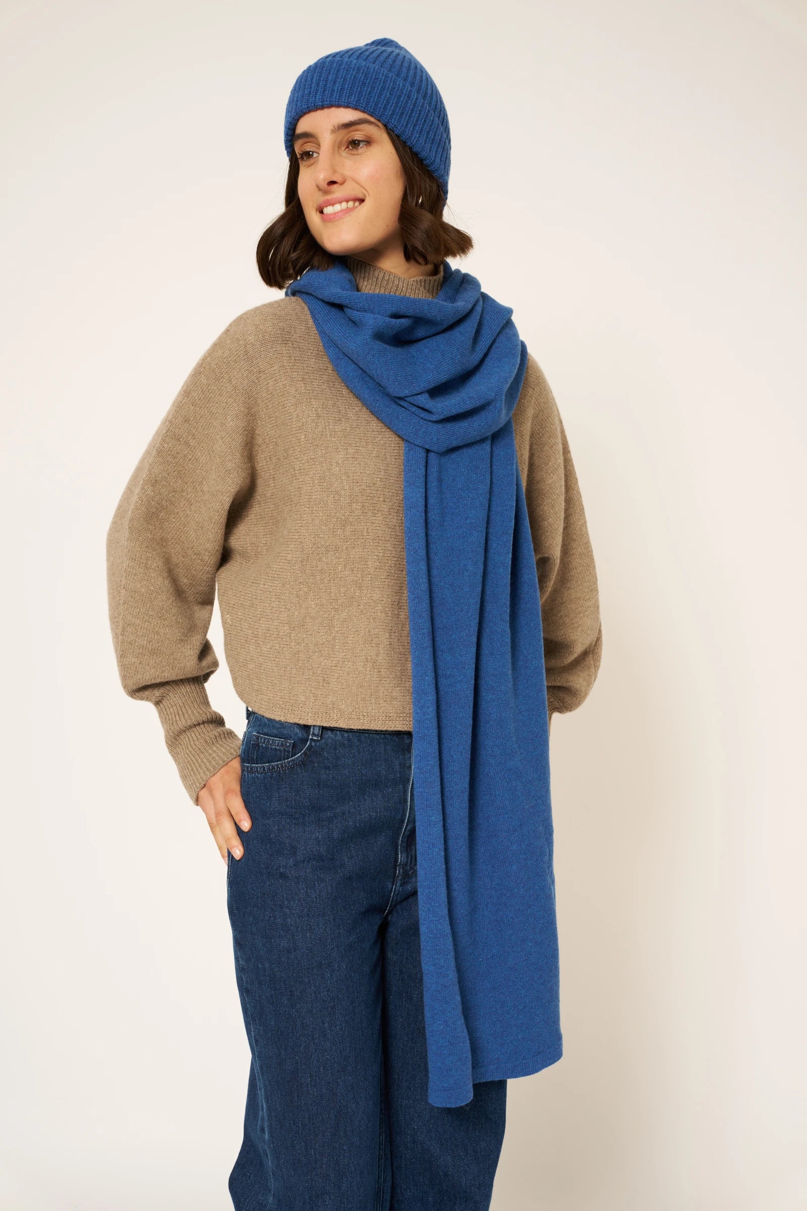 ECHARPE MEIVY - ROYAL BLEU