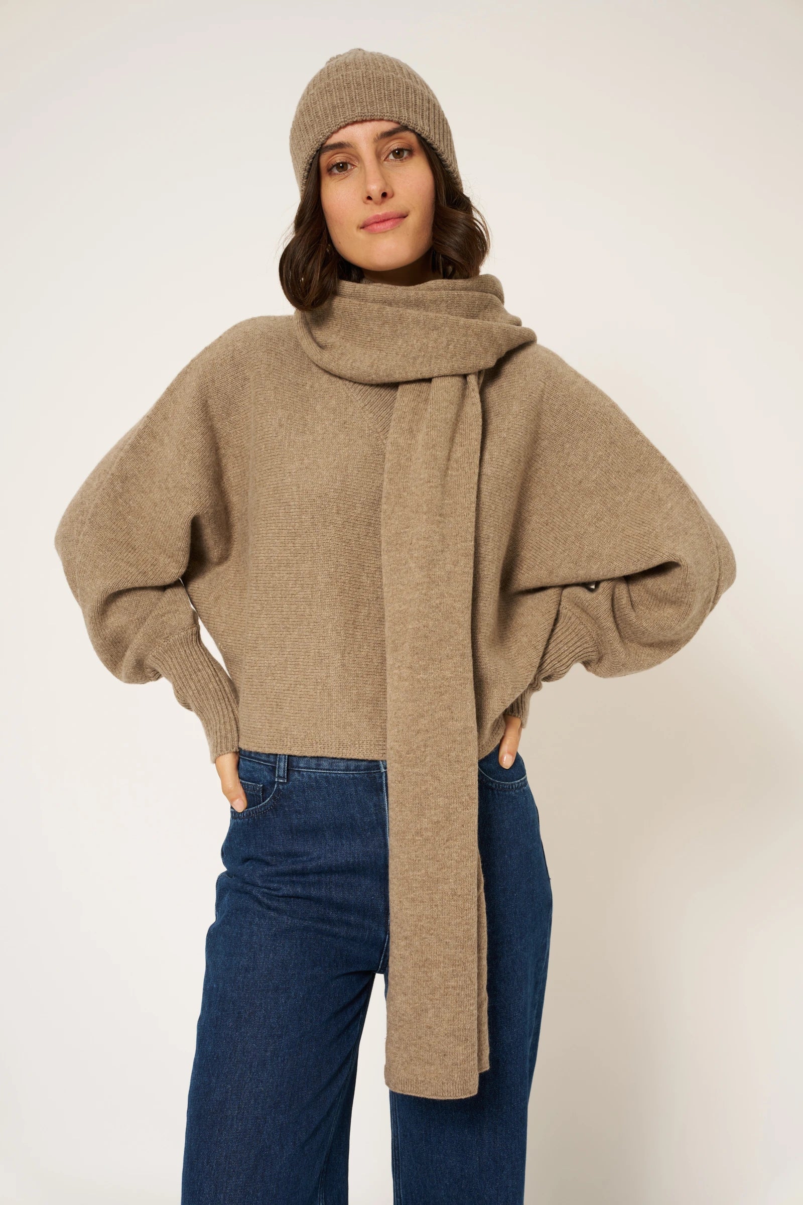 ECHARPE MEIVY - TAUPE