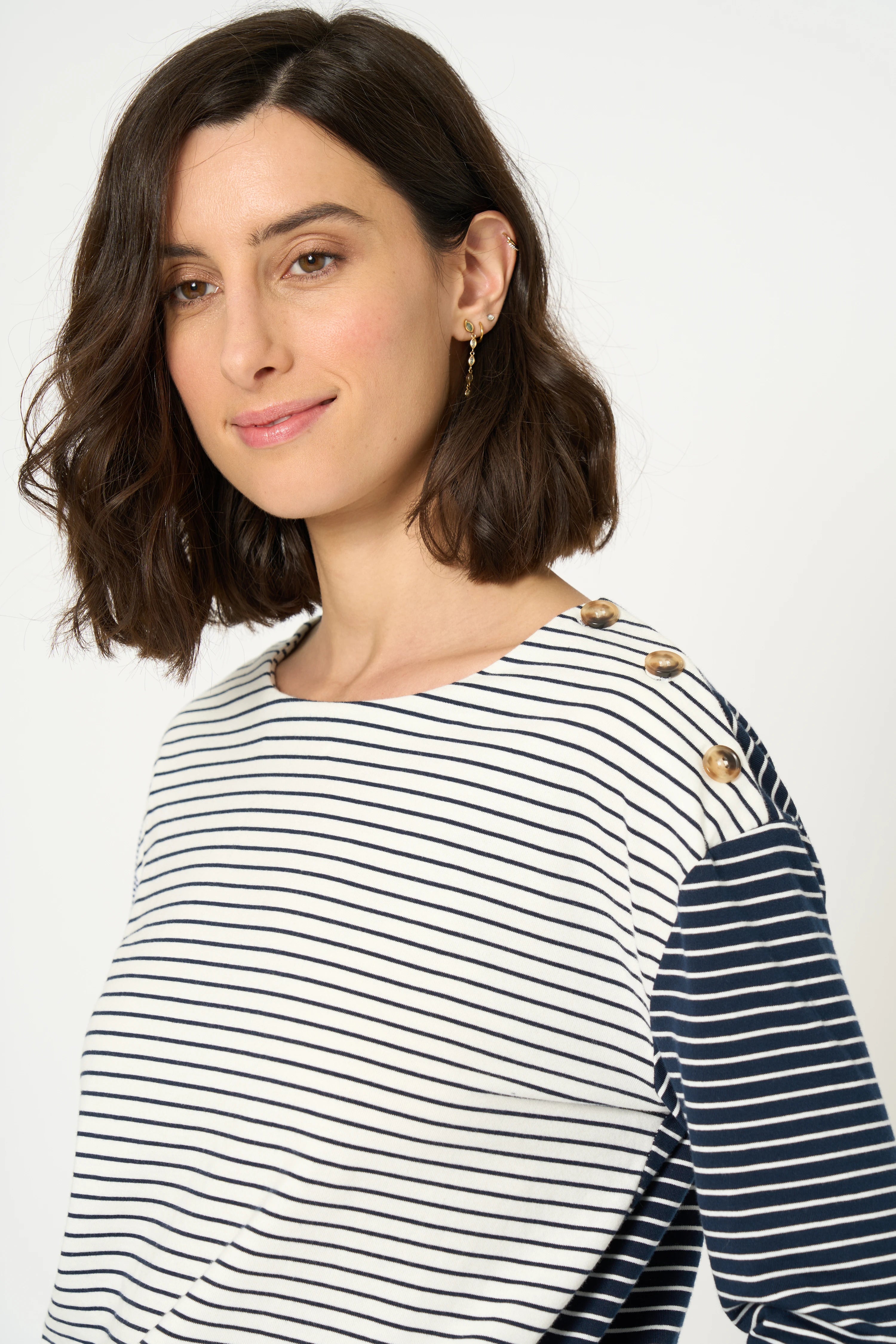 TSHIRT TALENSAC - NAVY / ECRU