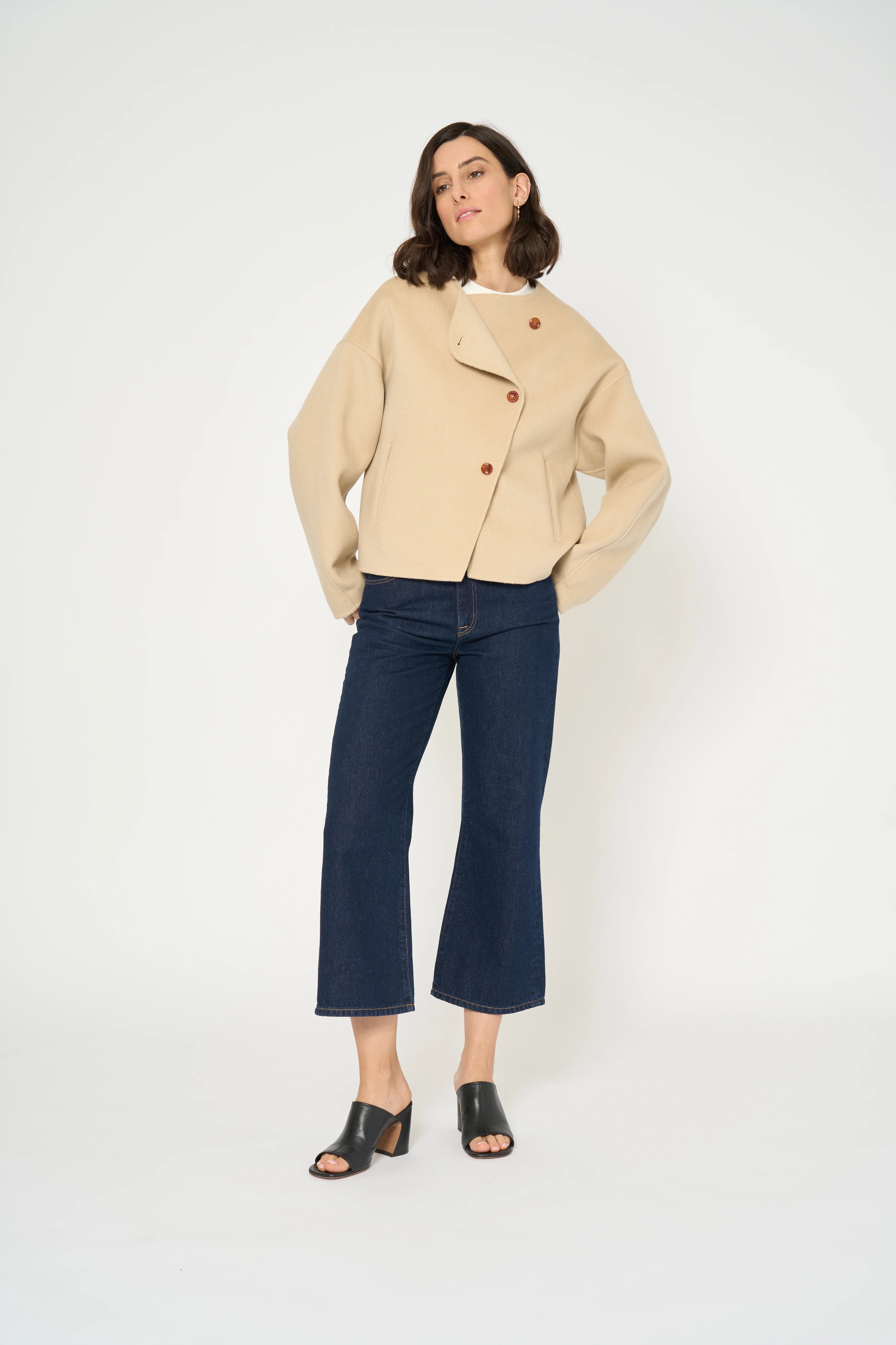 MANTEAU RIANA - ARGILE