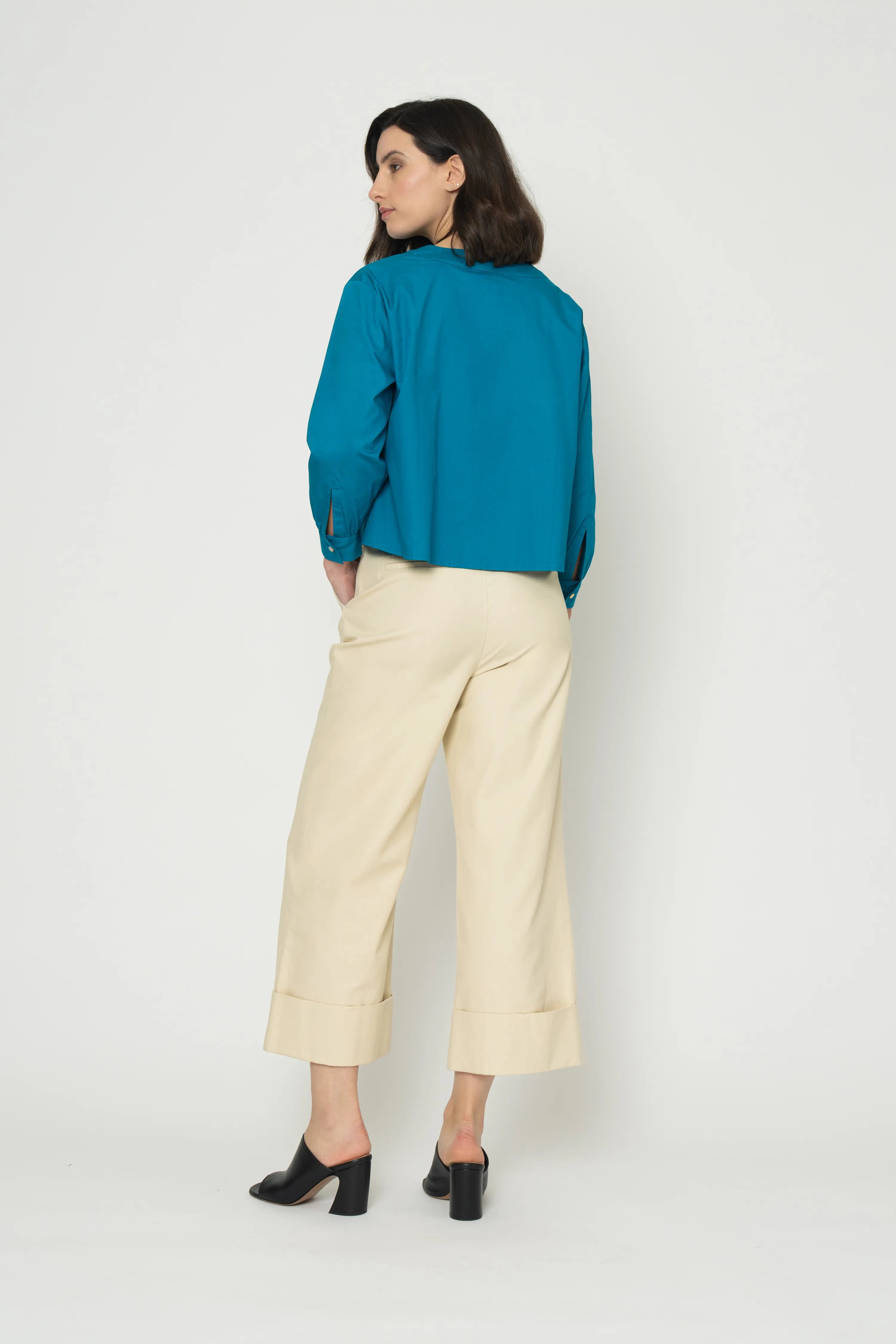 BLOUSE REMI - TURQUOISE
