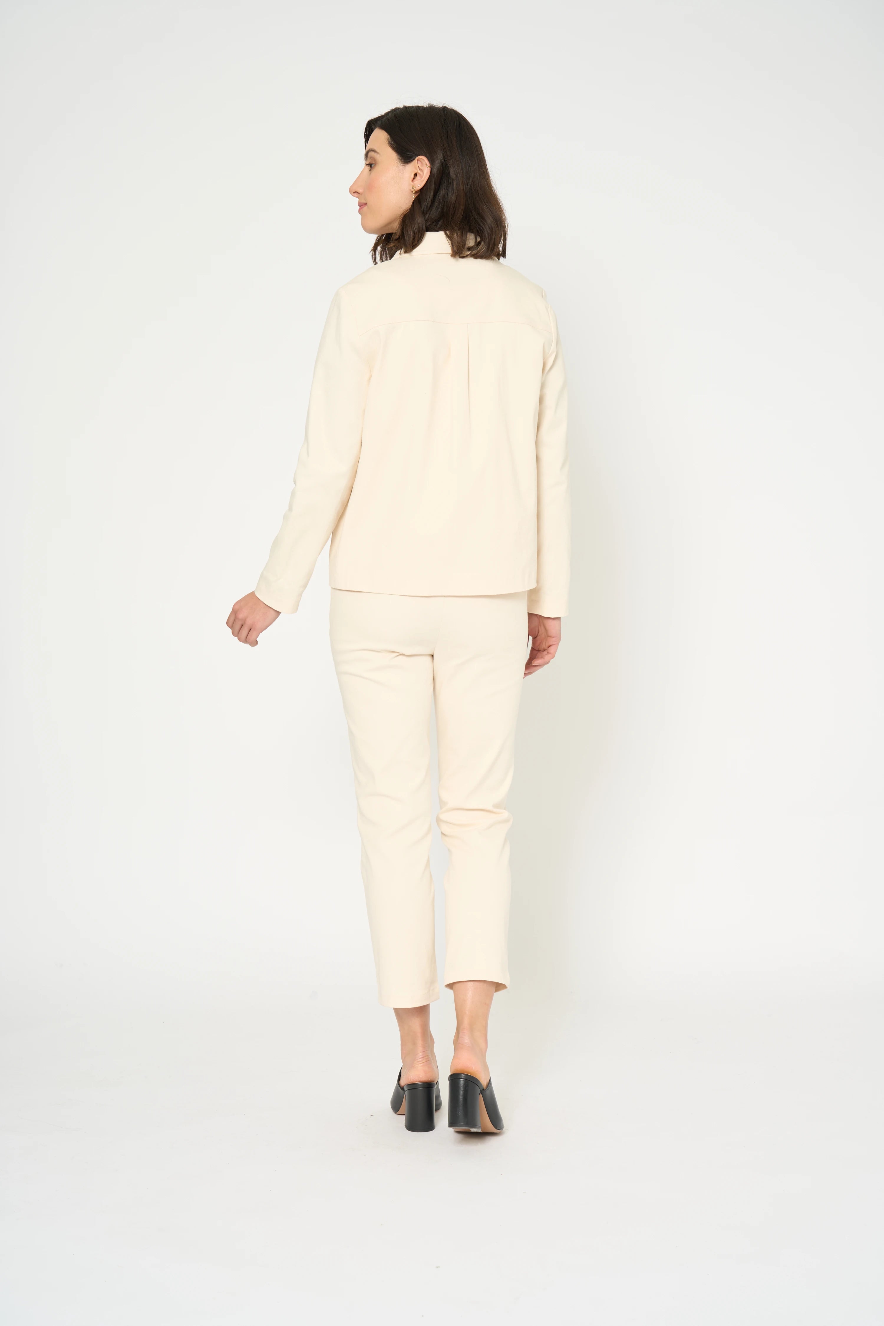 VESTE RYMA - BLANC CASSE