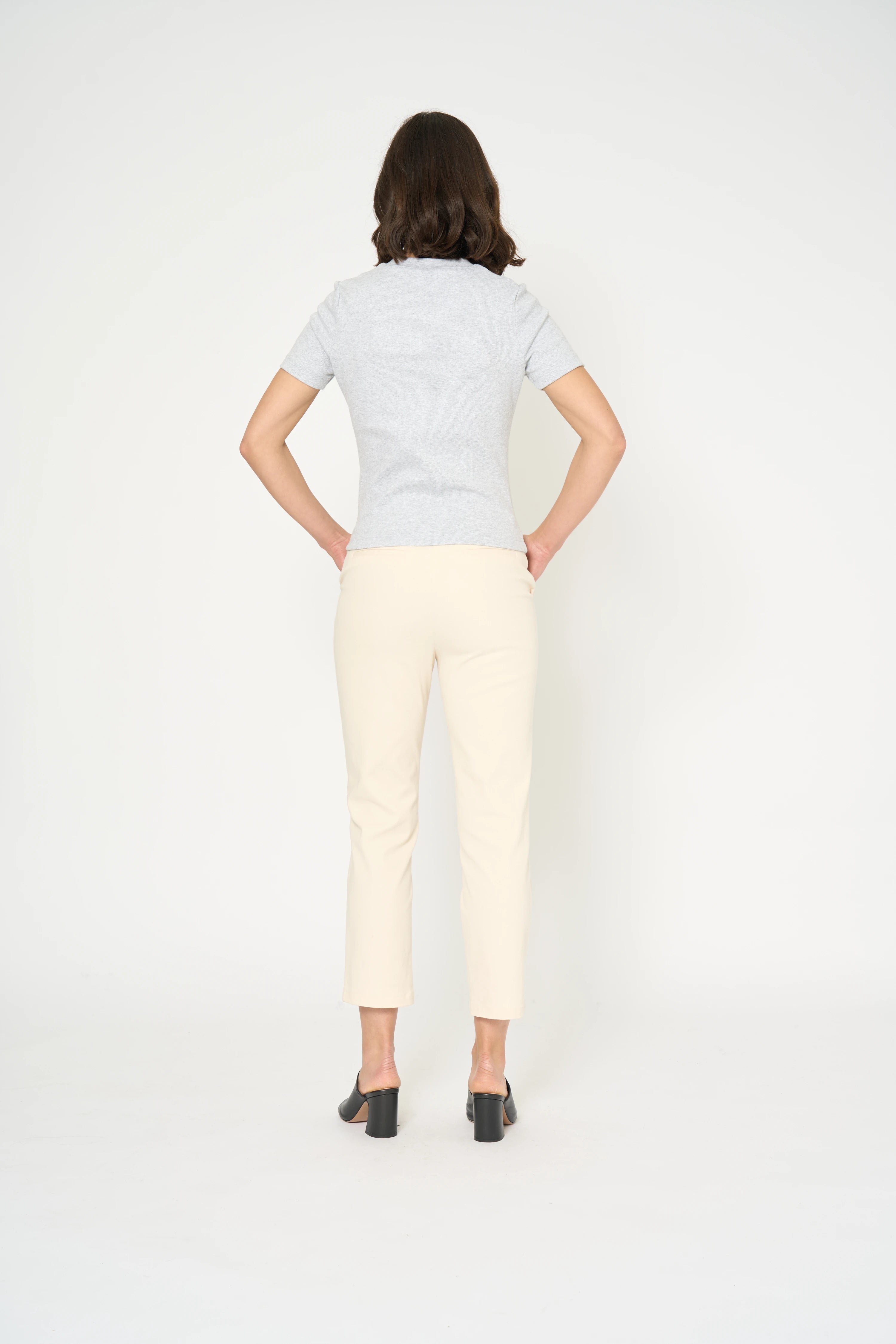 PANTALON ELANOR - BLANC CASSE