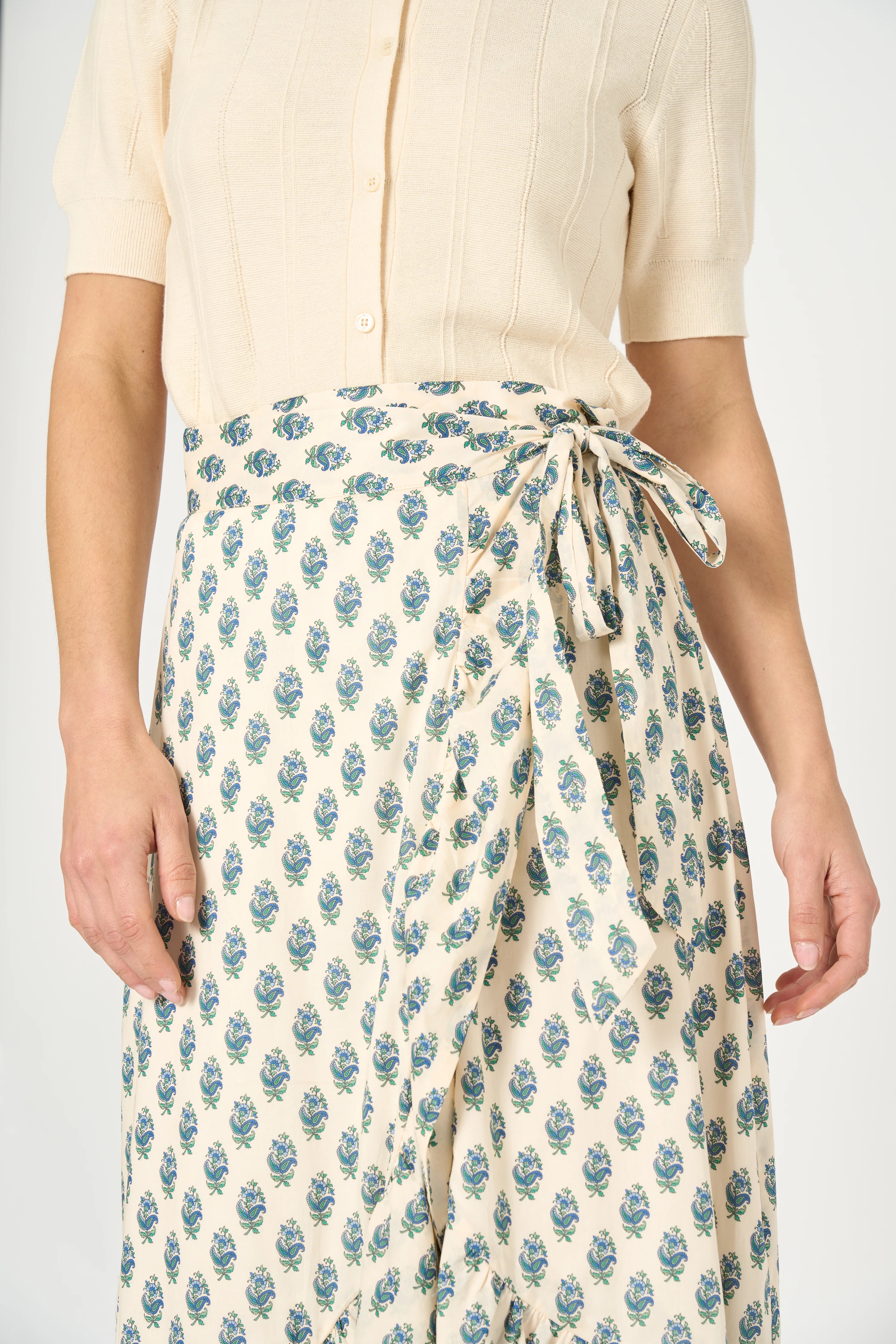 JUPE REVA - PRINT PROVENCE GREEN