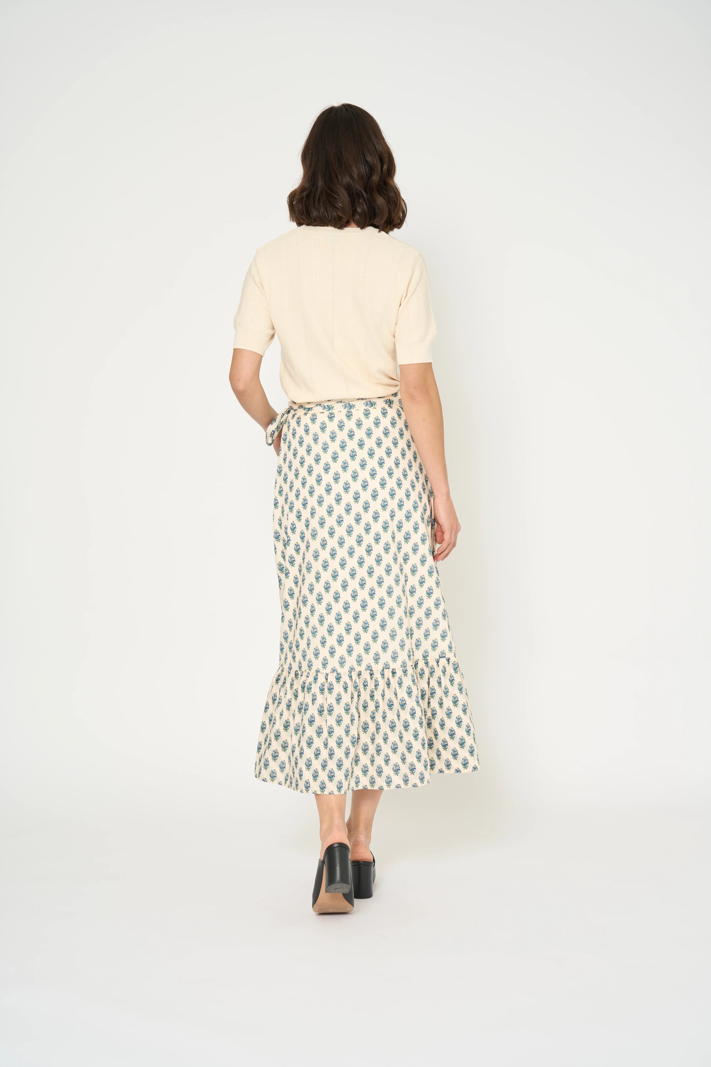 JUPE REVA - PRINT PROVENCE GREEN