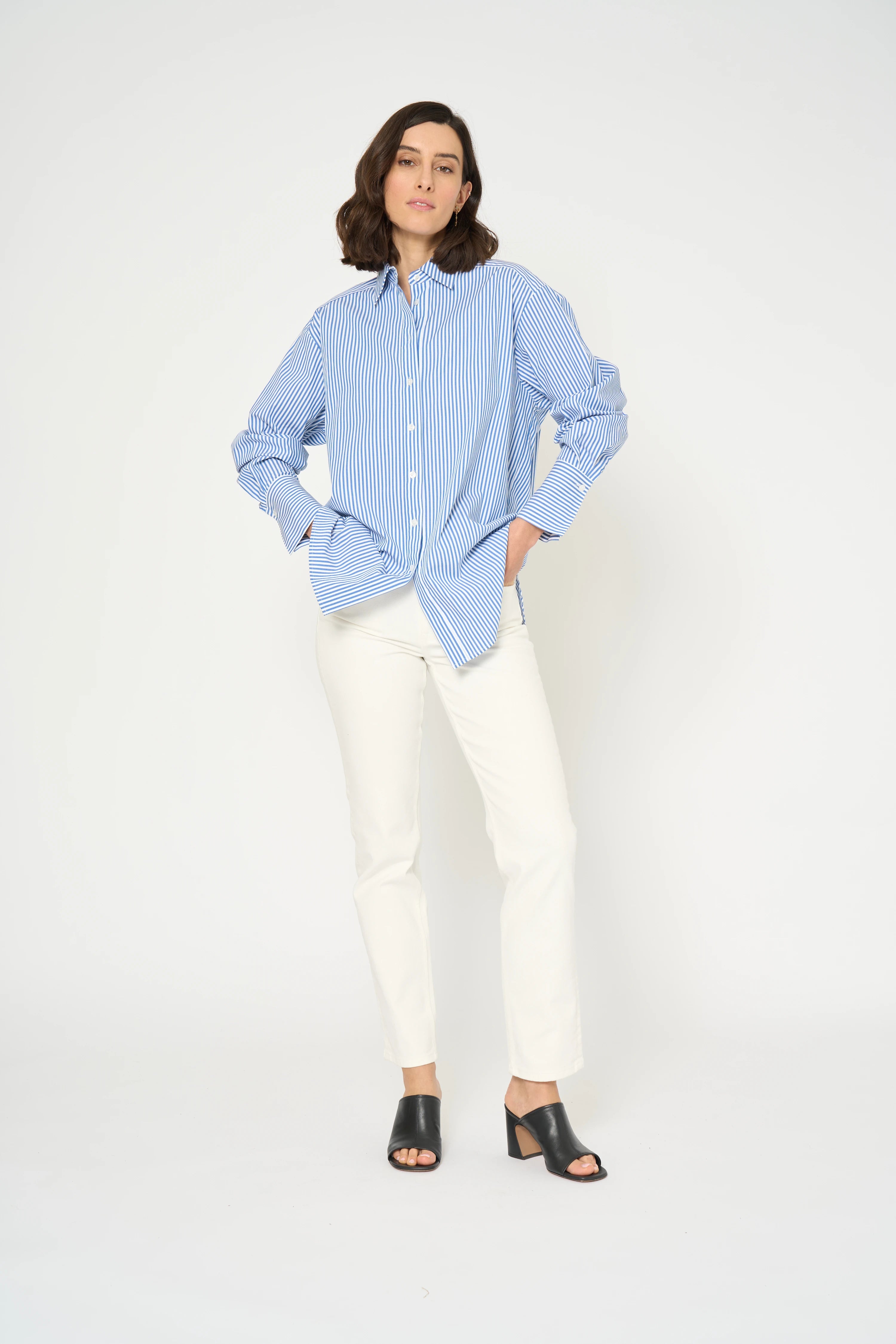 CHEMISE REJANE - BLEU STRIPES